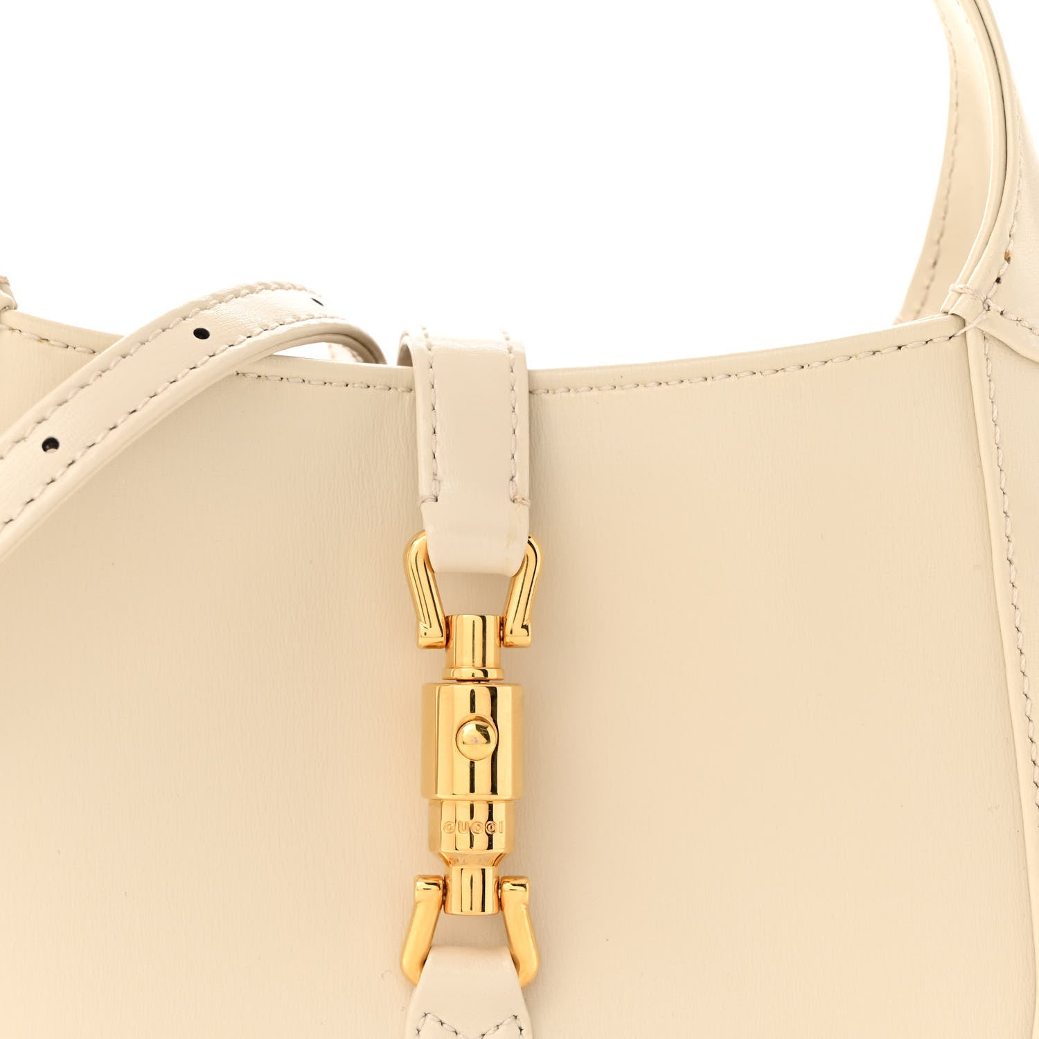 Gucci Boarded Dyana Lux Calfskin Mini Jackie 1961 Hobo Mystic White 8 of 13