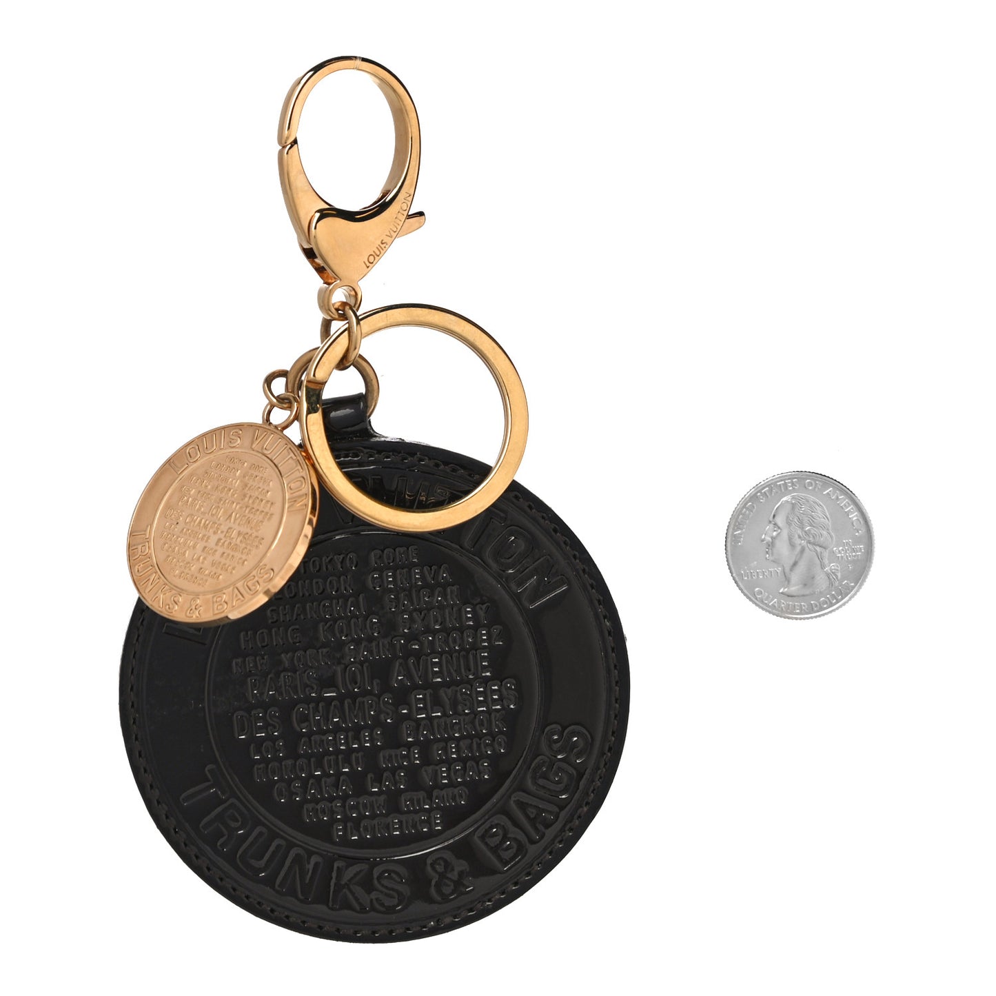Vernis Trunks and Bags Bag Charm Amarante