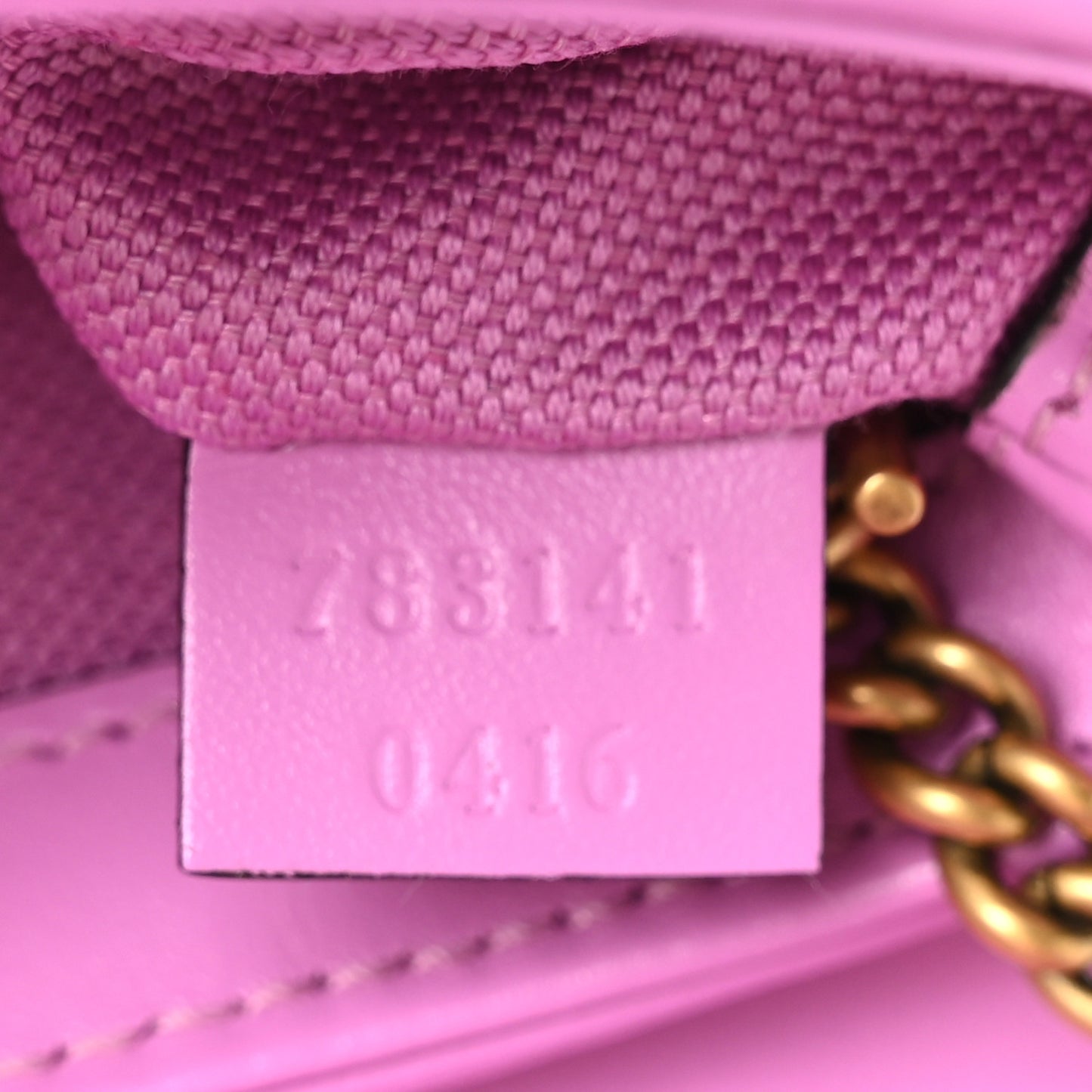 Monogram Super Mini GG Marmont Shoulder Bag Lilac Yellow