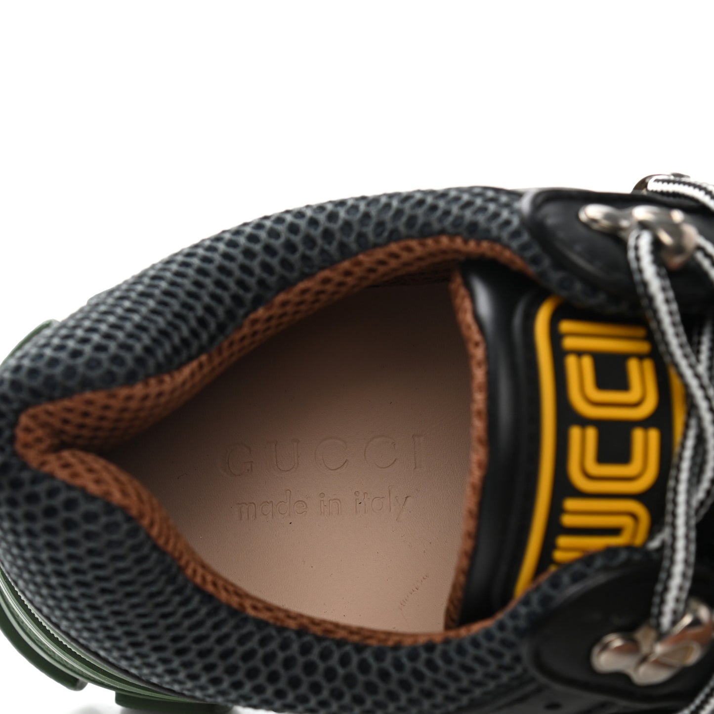 X SEGA Mesh Suede Calfskin Mens Flashtrek Sneakers 8 Loess Black Olive Green