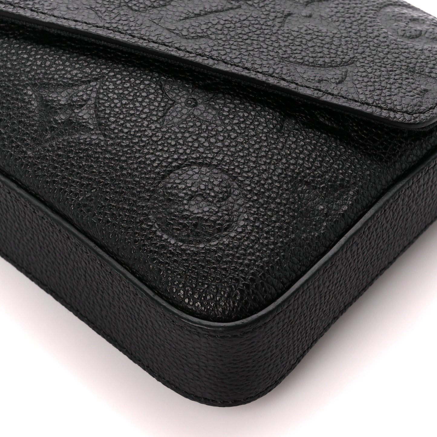 Empreinte Pochette Felicie Chain Wallet Black