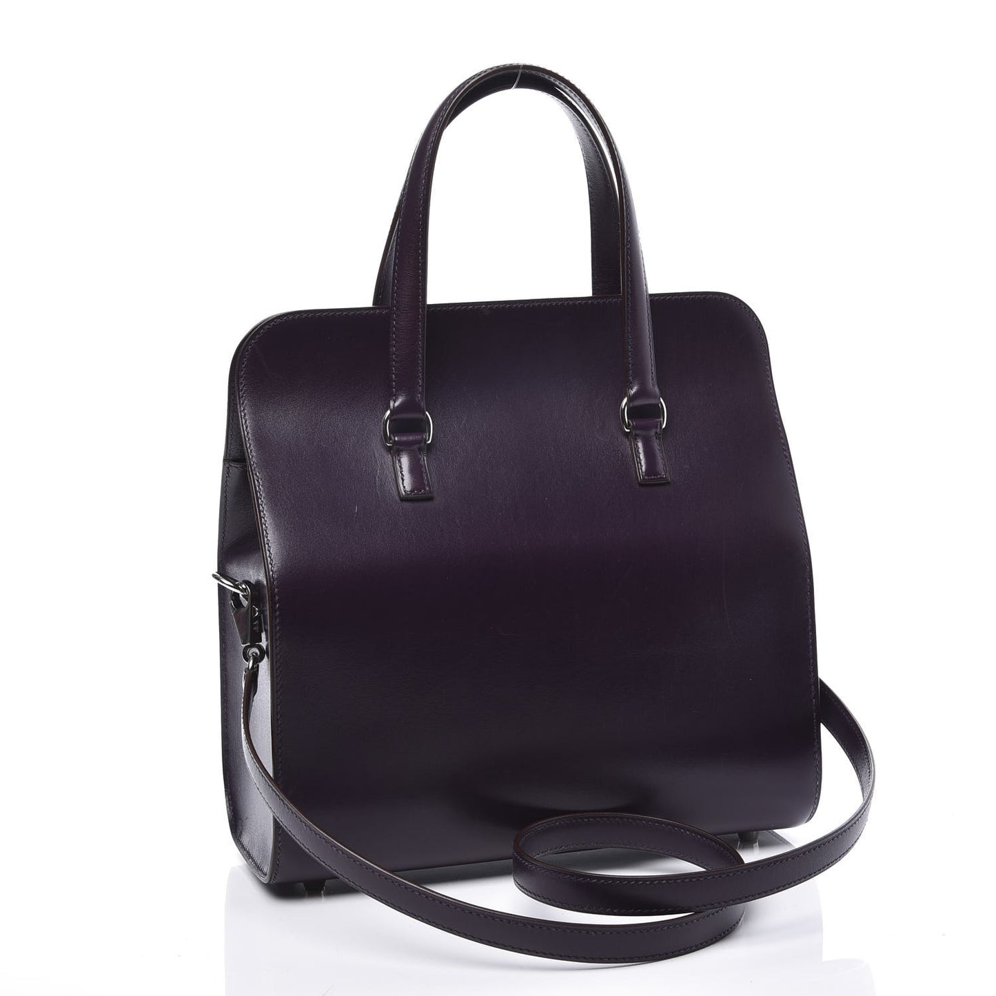 Box Handle Bag Raisin
