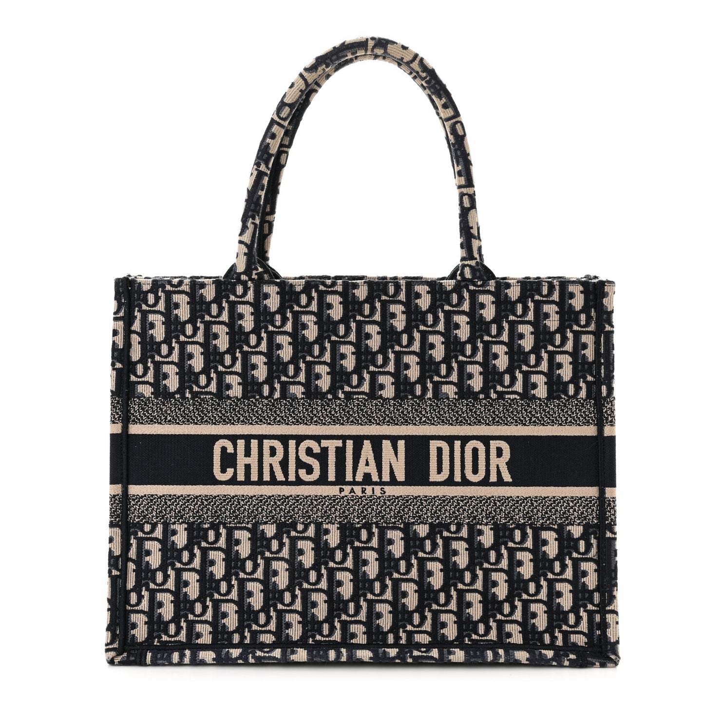 Oblique Medium Book Tote Blue Multicolor