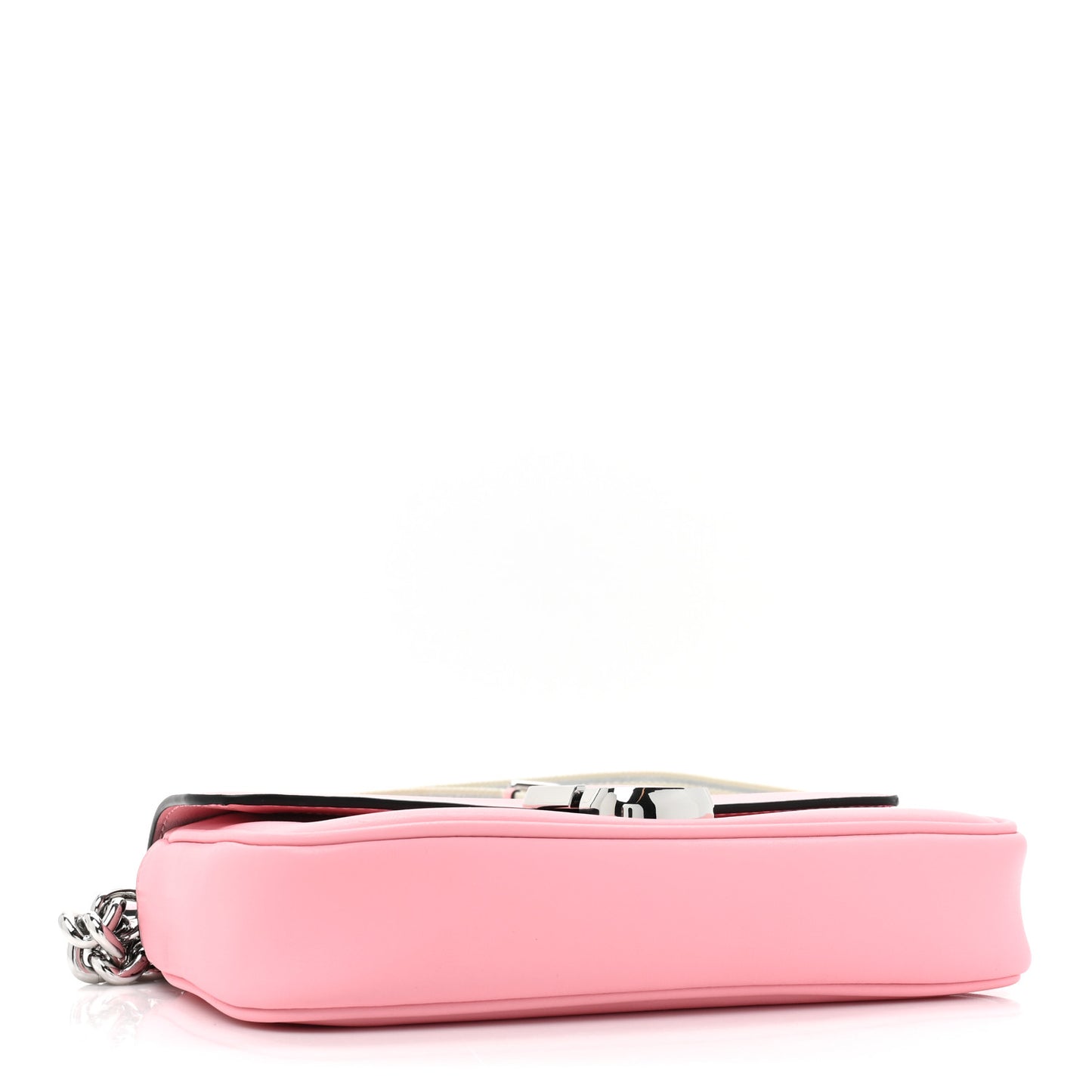 MARC JACOBS Calfskin The J Marc Shoulder Bag Pink