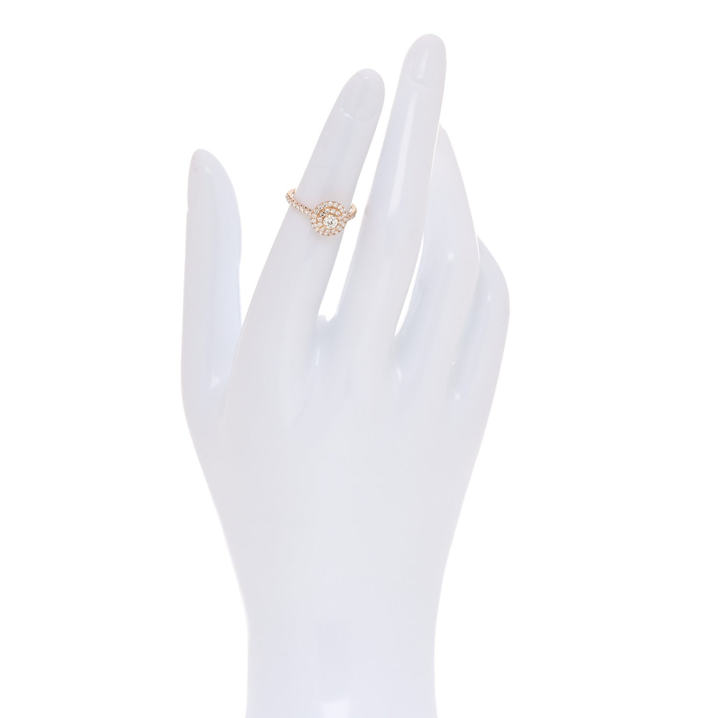 18K Rose Gold Diamond Soleste Engagement Ring 47 4