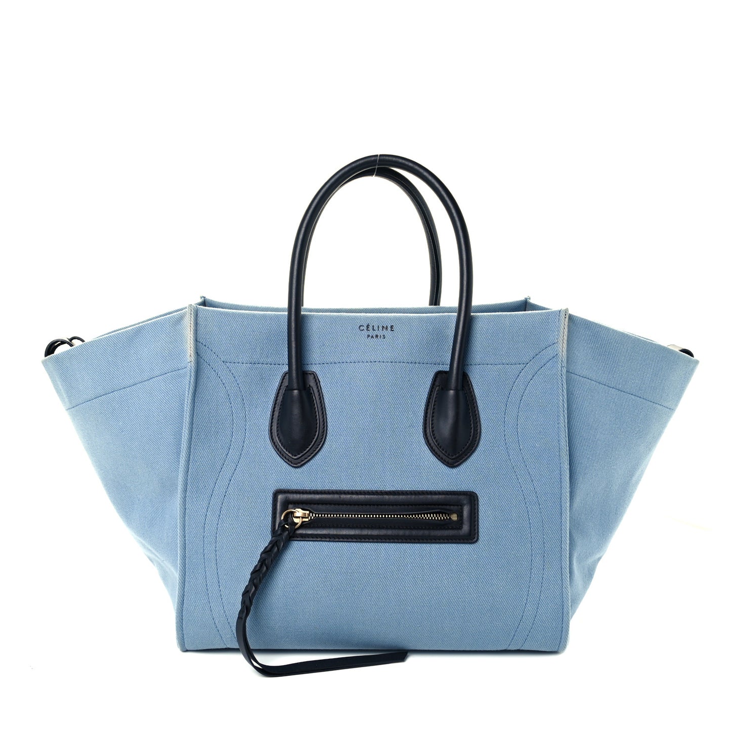 Cotton Canvas Medium Phantom Luggage Blue