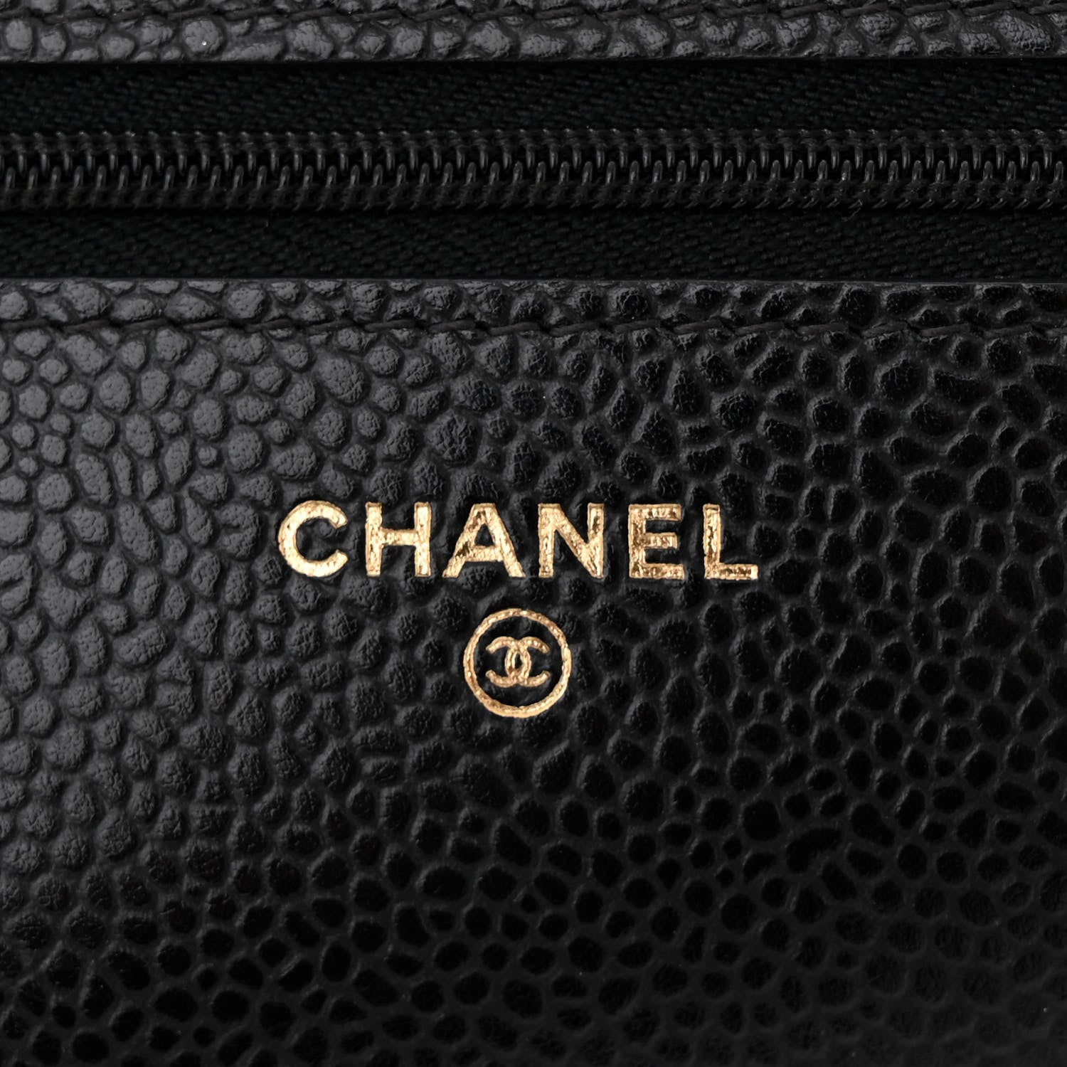 Chanel Caviar Quilted Wallet on Chain WOC Black 6 of 11