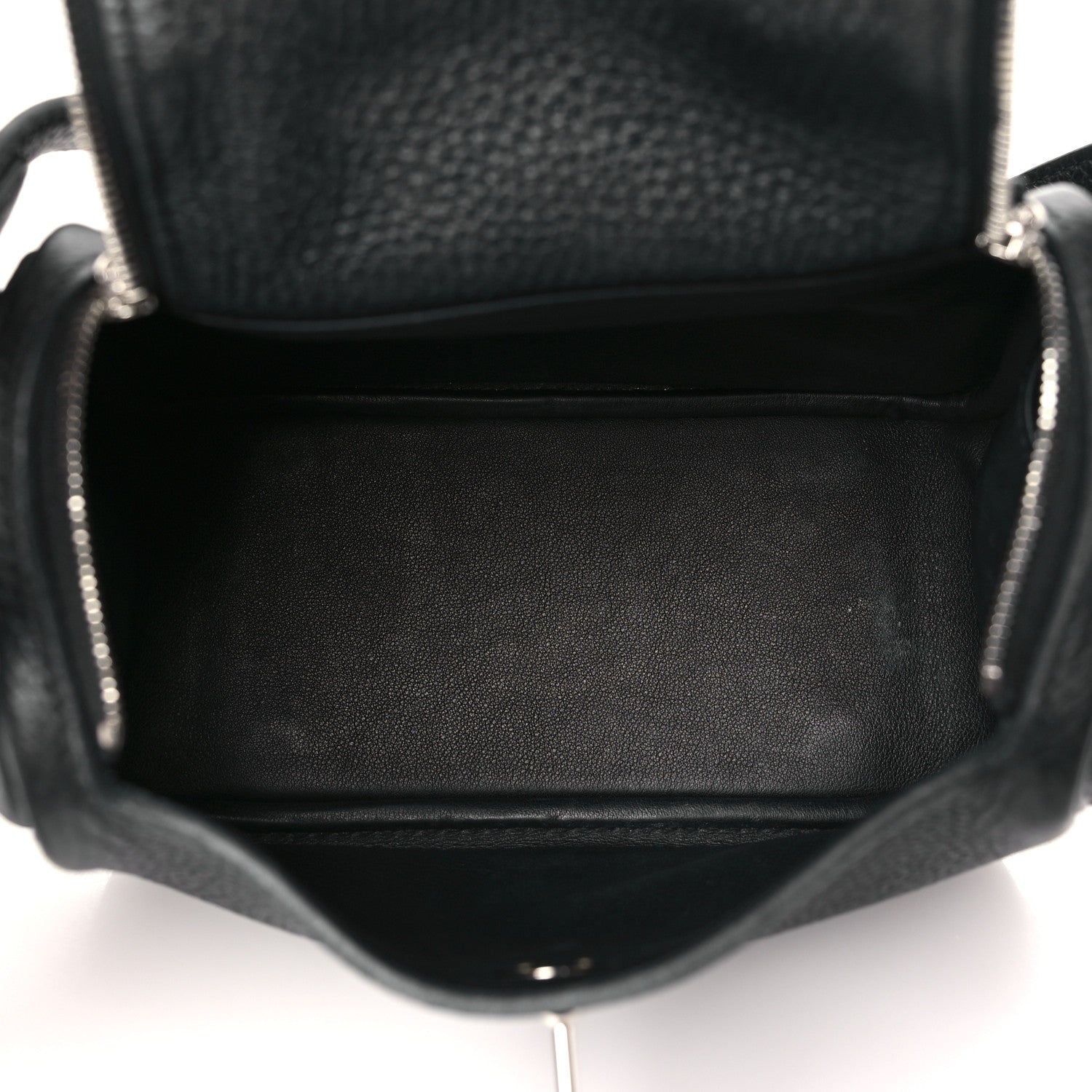 Hermes Taurillon Clemence Mini Lindy 20 Black 5 of 12