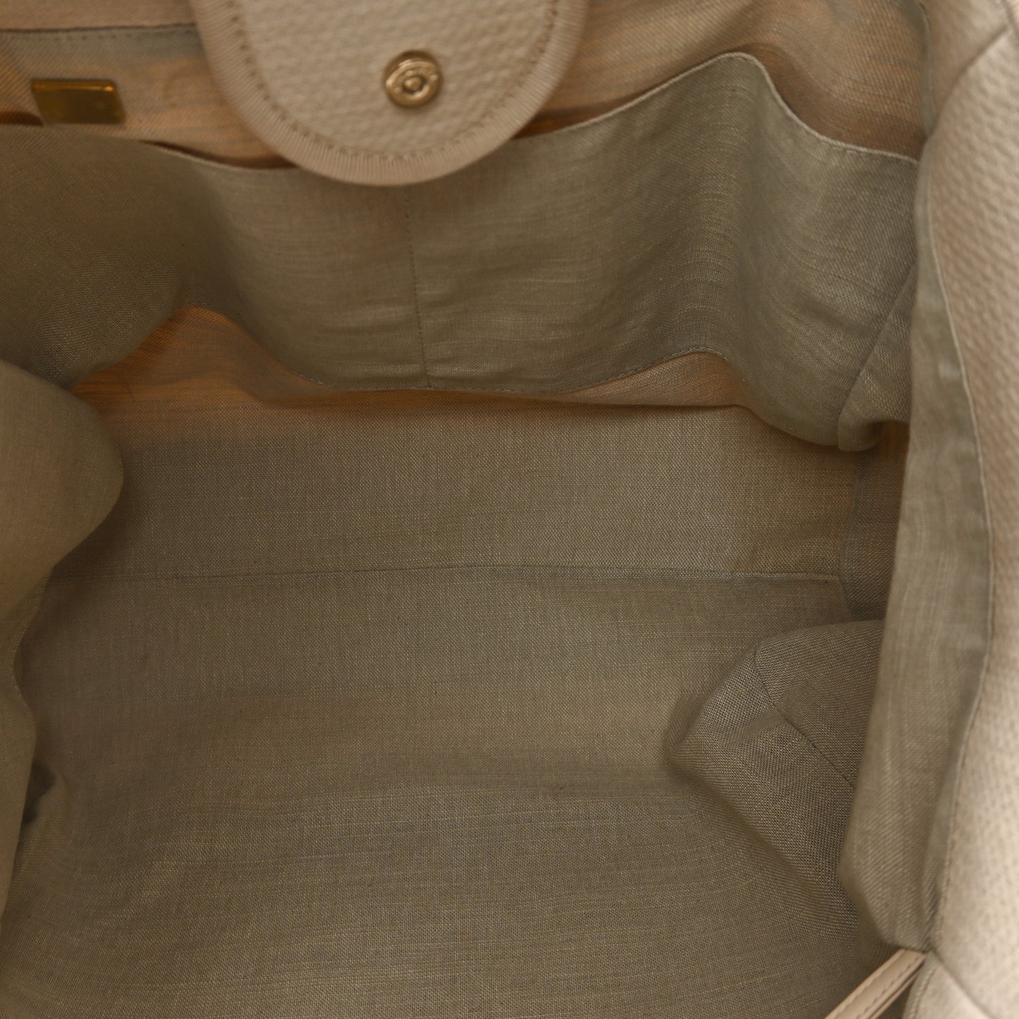 Mixed Fibers Medium Deauville Tote Beige
