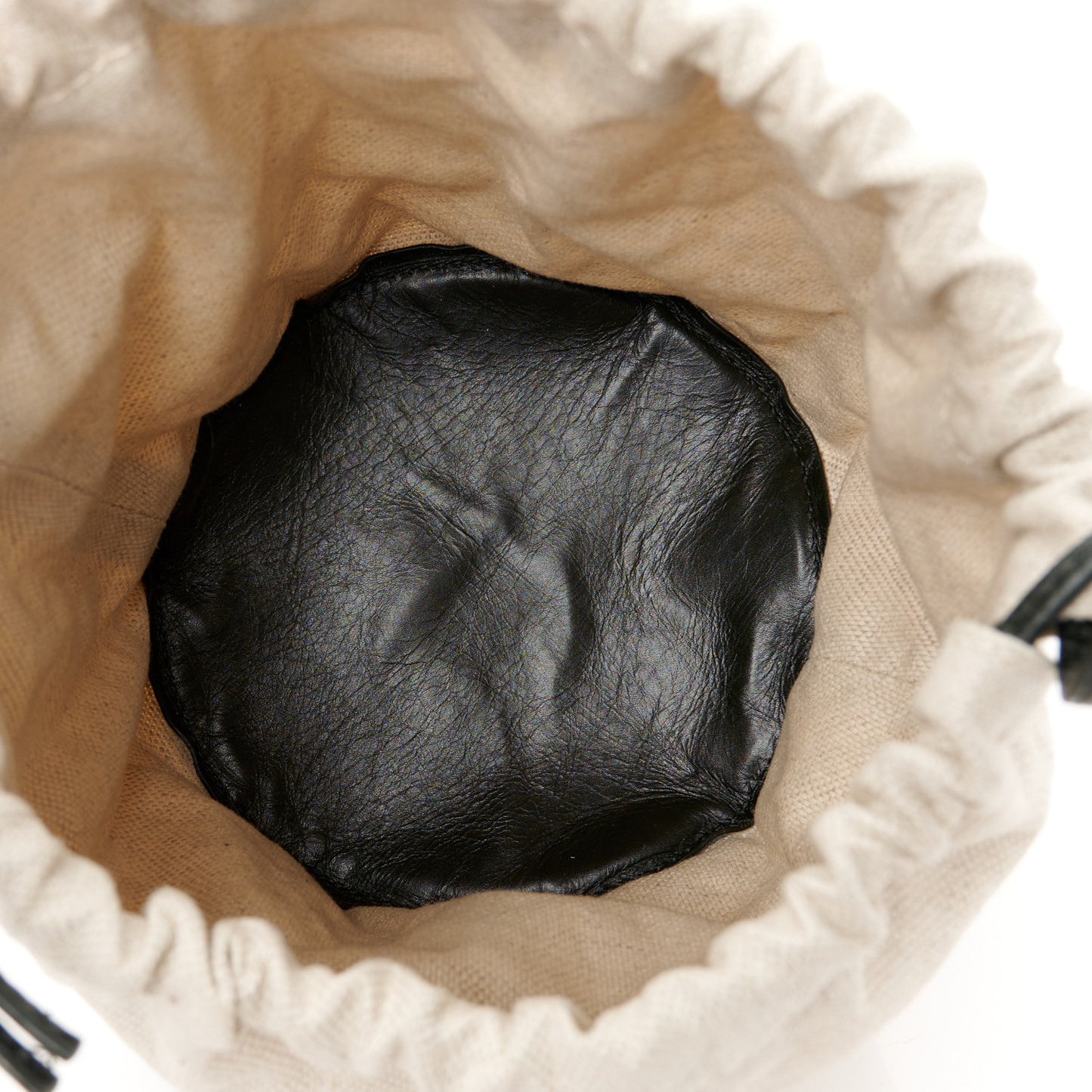 Calfskin Intrecciato Kalimero Bucket Bag Dark Green