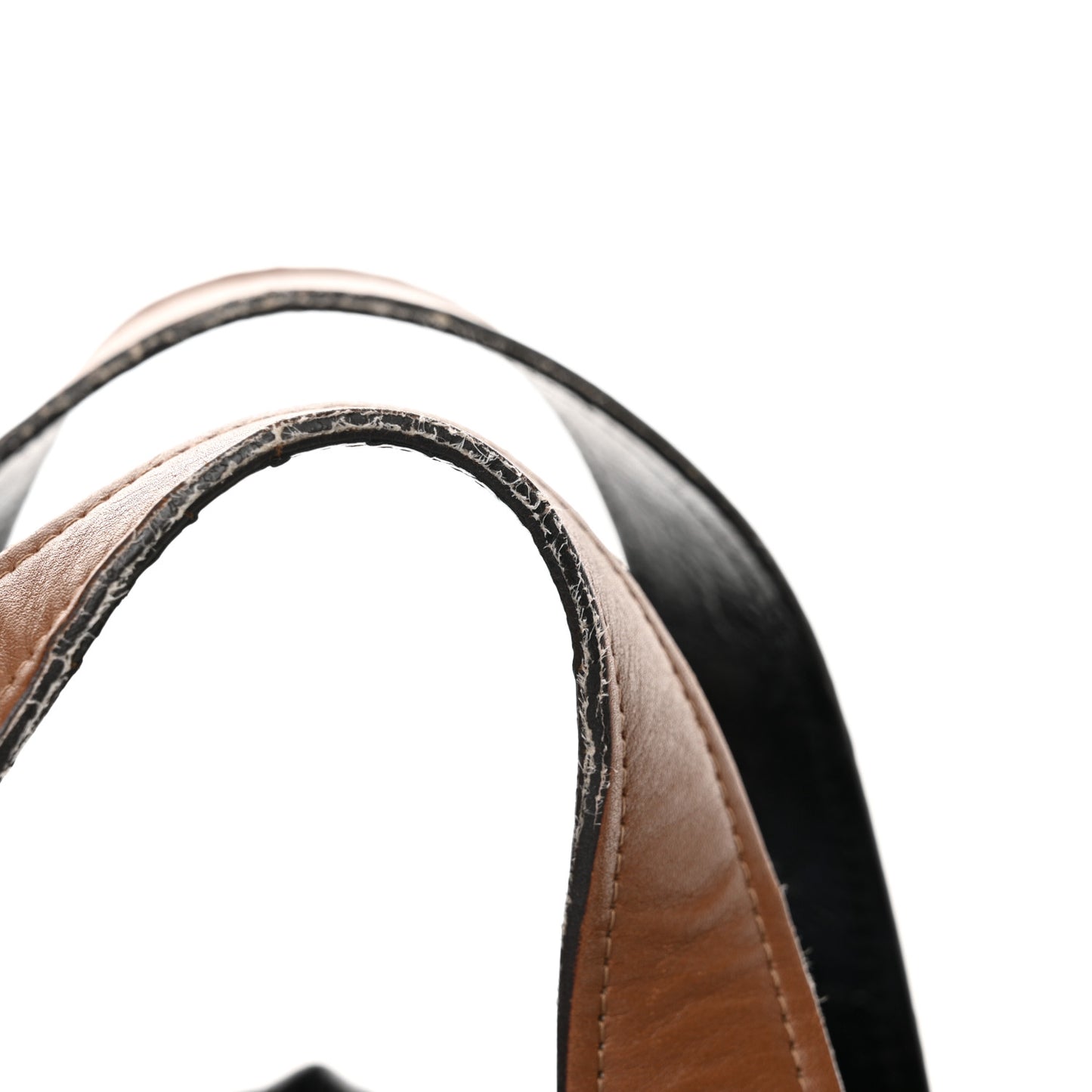 Iridescent Calfskin Small In The Mix Tote Black