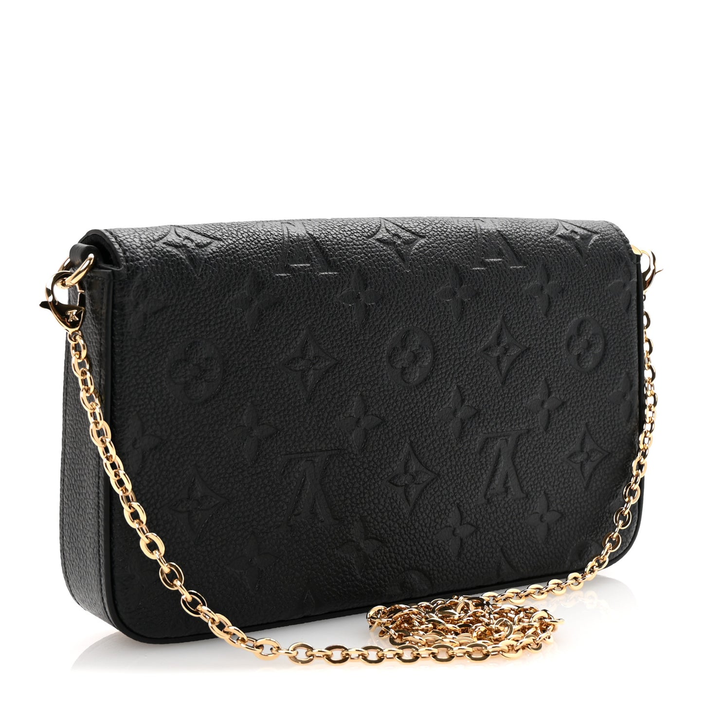 Empreinte Pochette Felicie Chain Wallet Black