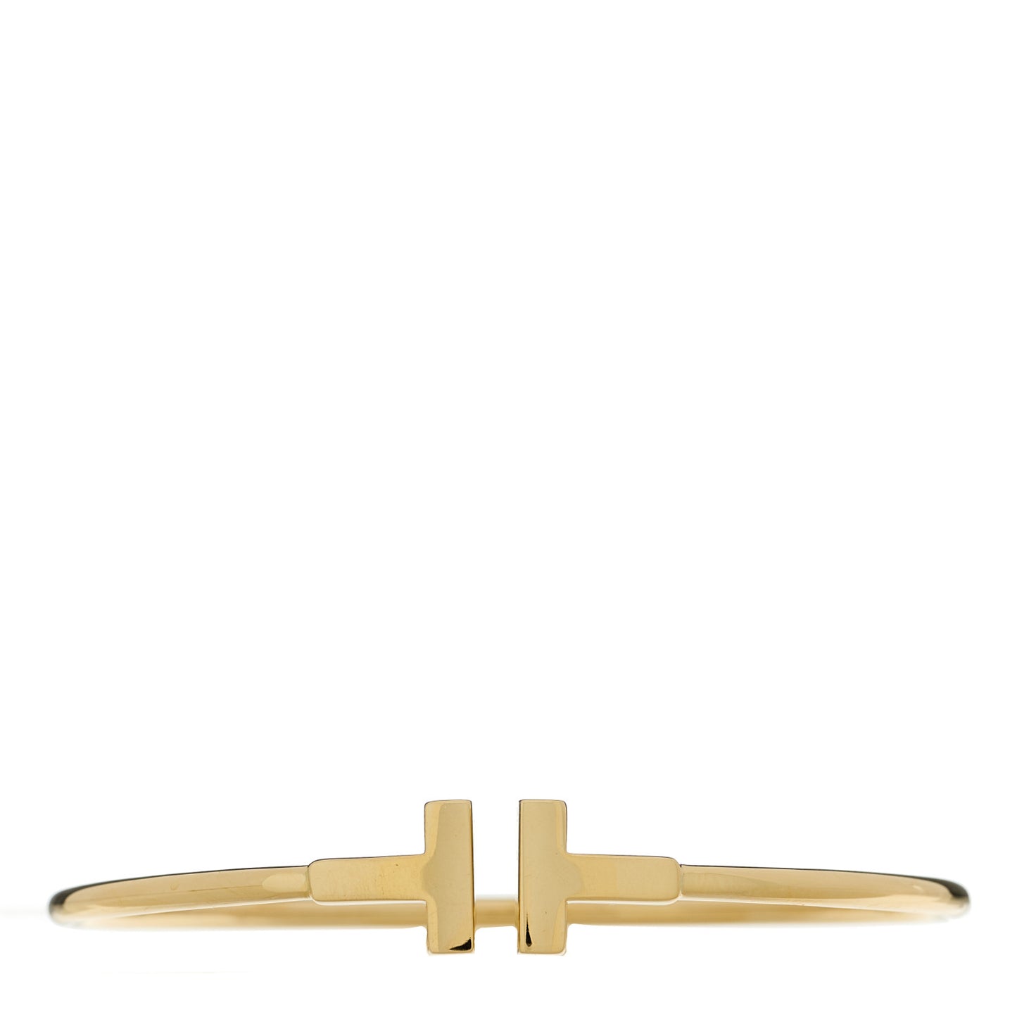 18K Yellow Gold T Wire Bracelet