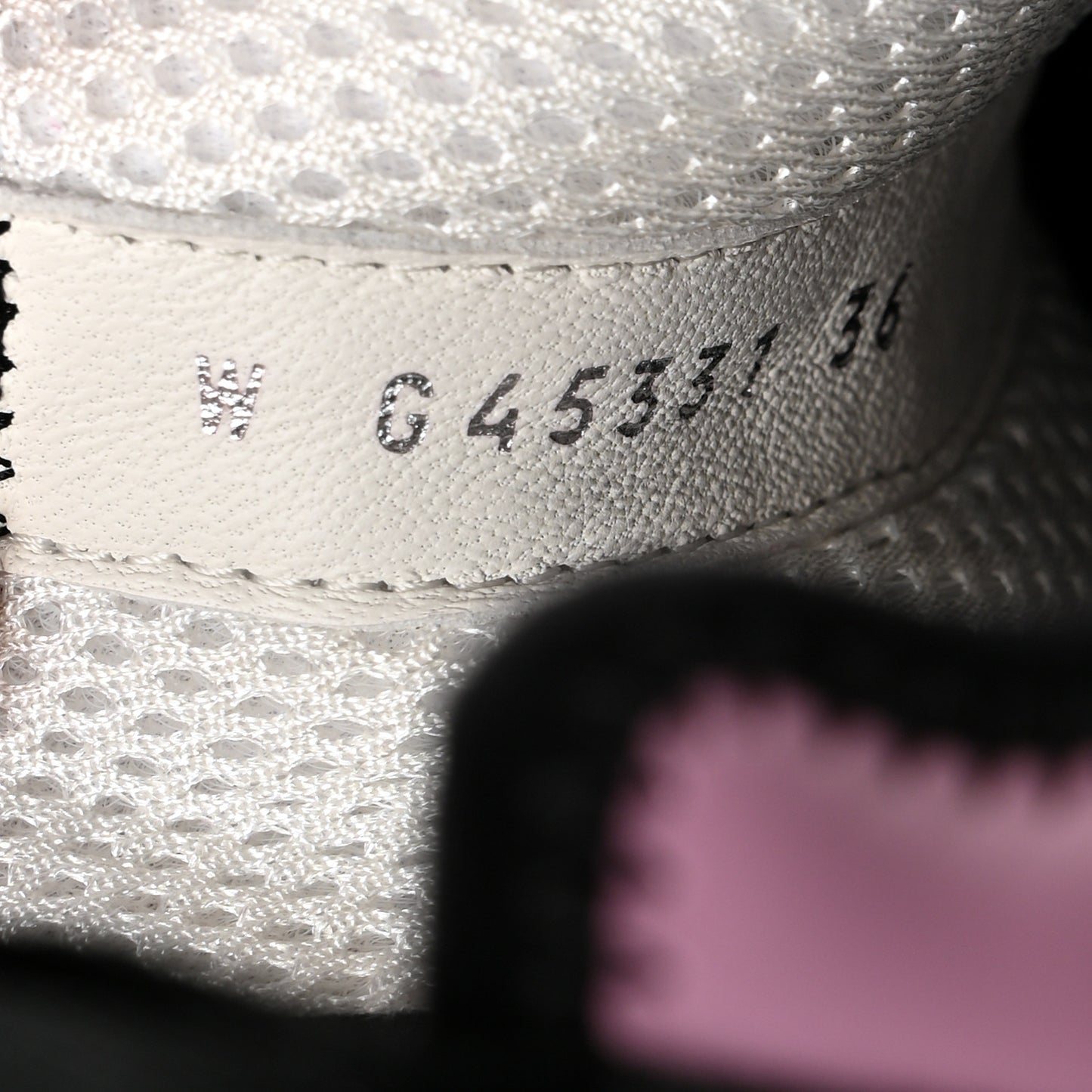 Suede Calfskin Nylon Grosgrain CC Sneakers 36 Dark Pink