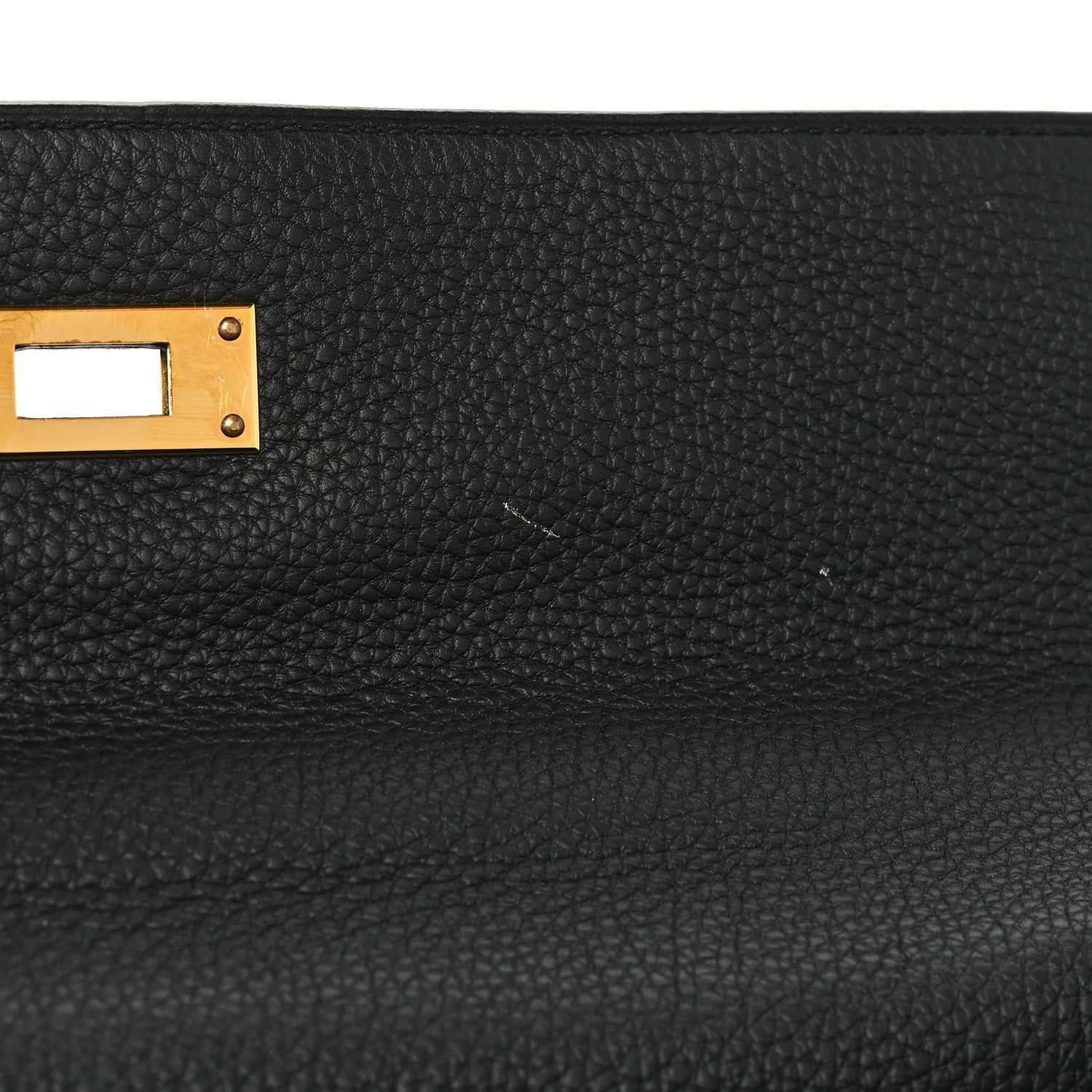Hermes Togo Kelly Retourne 32 Black 12 of 12