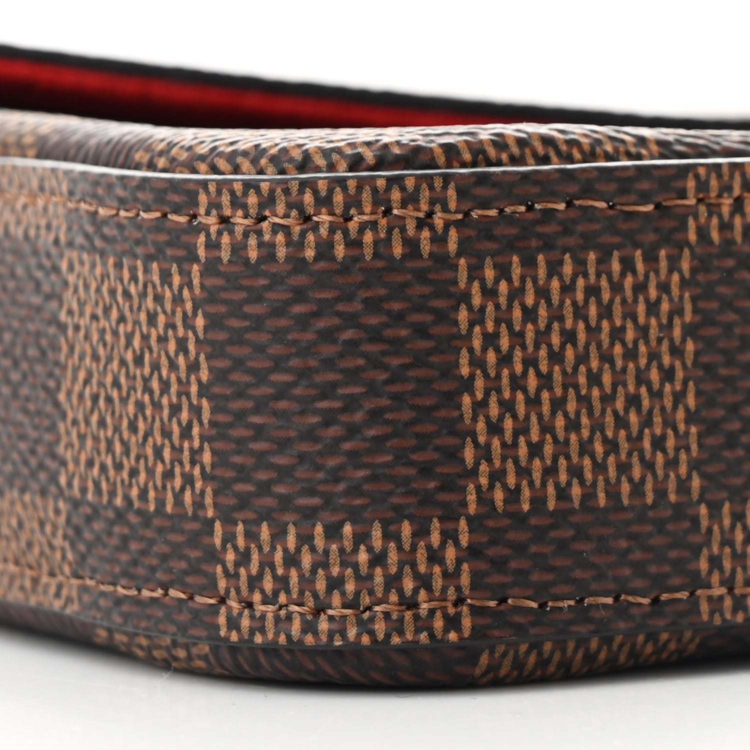 Louis Vuitton Damier Ebene Pochette Felicie Chain Wallet 11 of 12