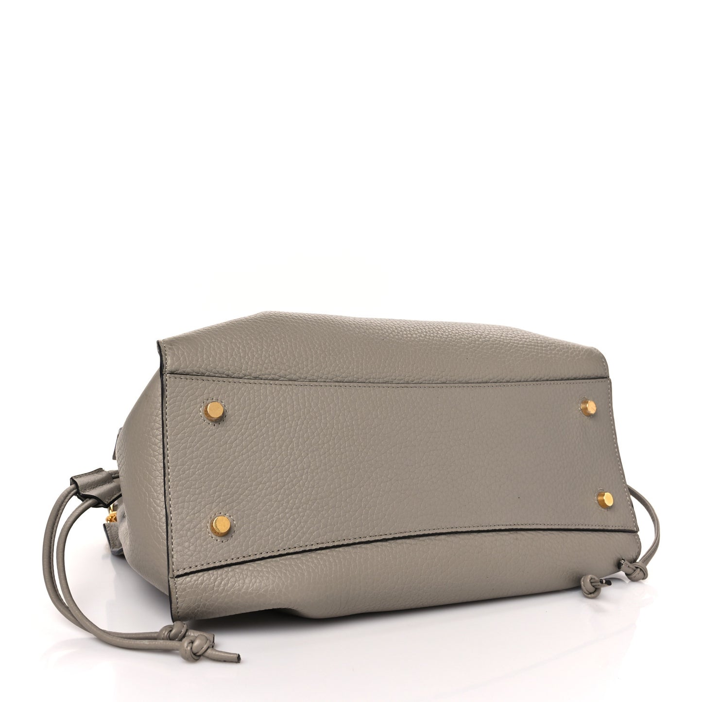 Heavy Grain Iris Tote Powder Grey Dark Clay