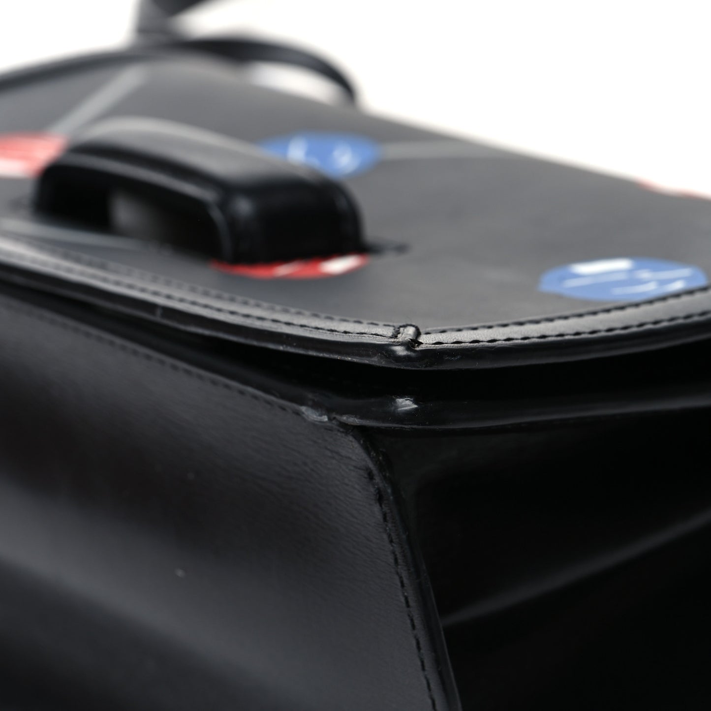 Calfskin Lollipop Small Barcelona Shoulder Bag Black