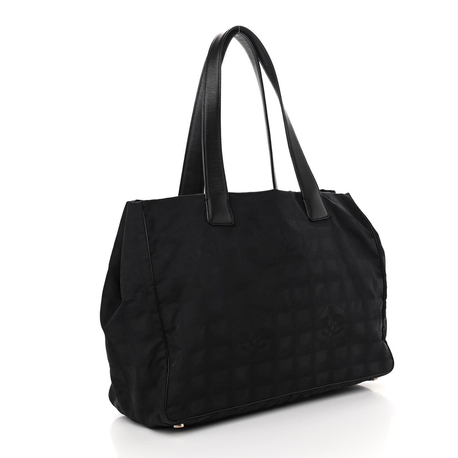 Chanel Nylon Medium Travel Tote Black 2 of 9