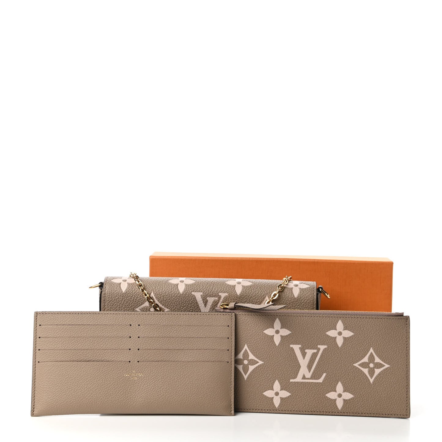 Empreinte Monogram Giant Felicie Pochette Tourterelle Creme