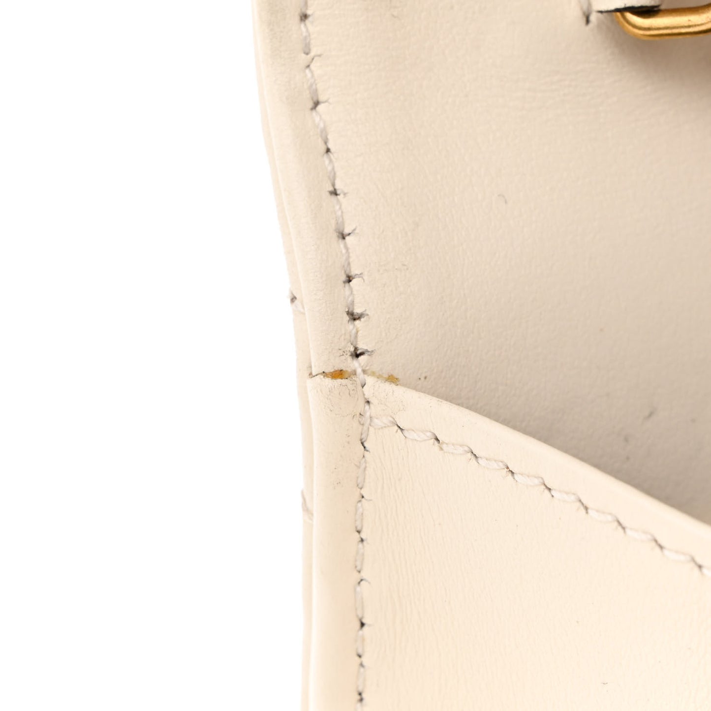 Calfskin Matelasse GG Marmont Chain Wallet Mystic White