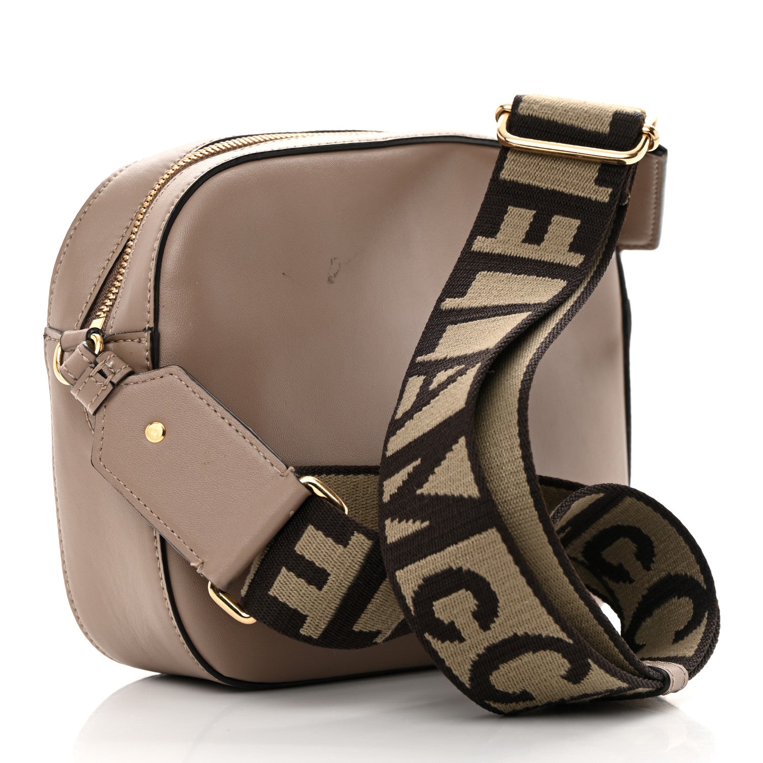 Stella McCartney Eco Alter Nappa Perforated Logo Mini Bag Dark Taupe 3 of 19