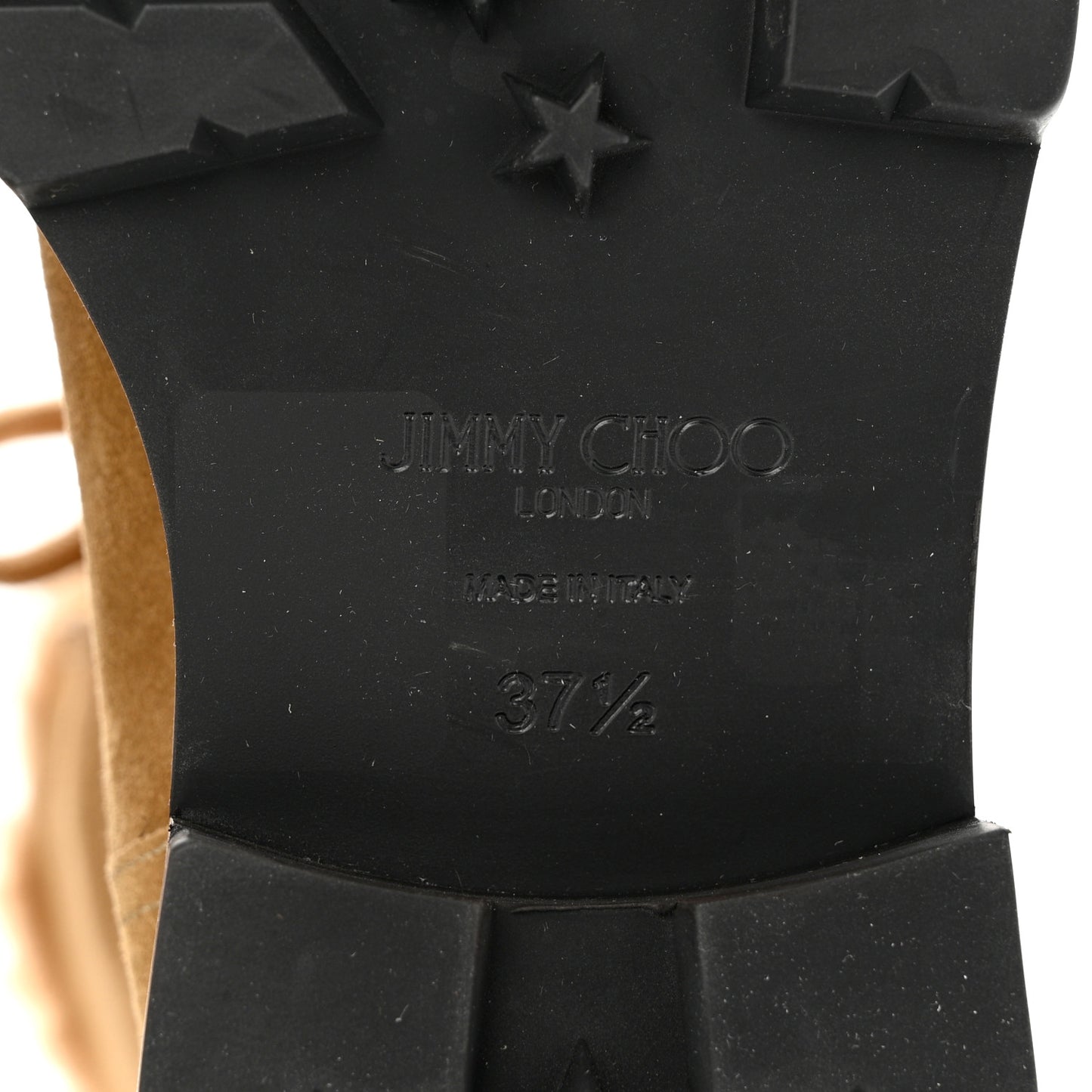 Suede Shearling Buffy Boots 37.5 Honey