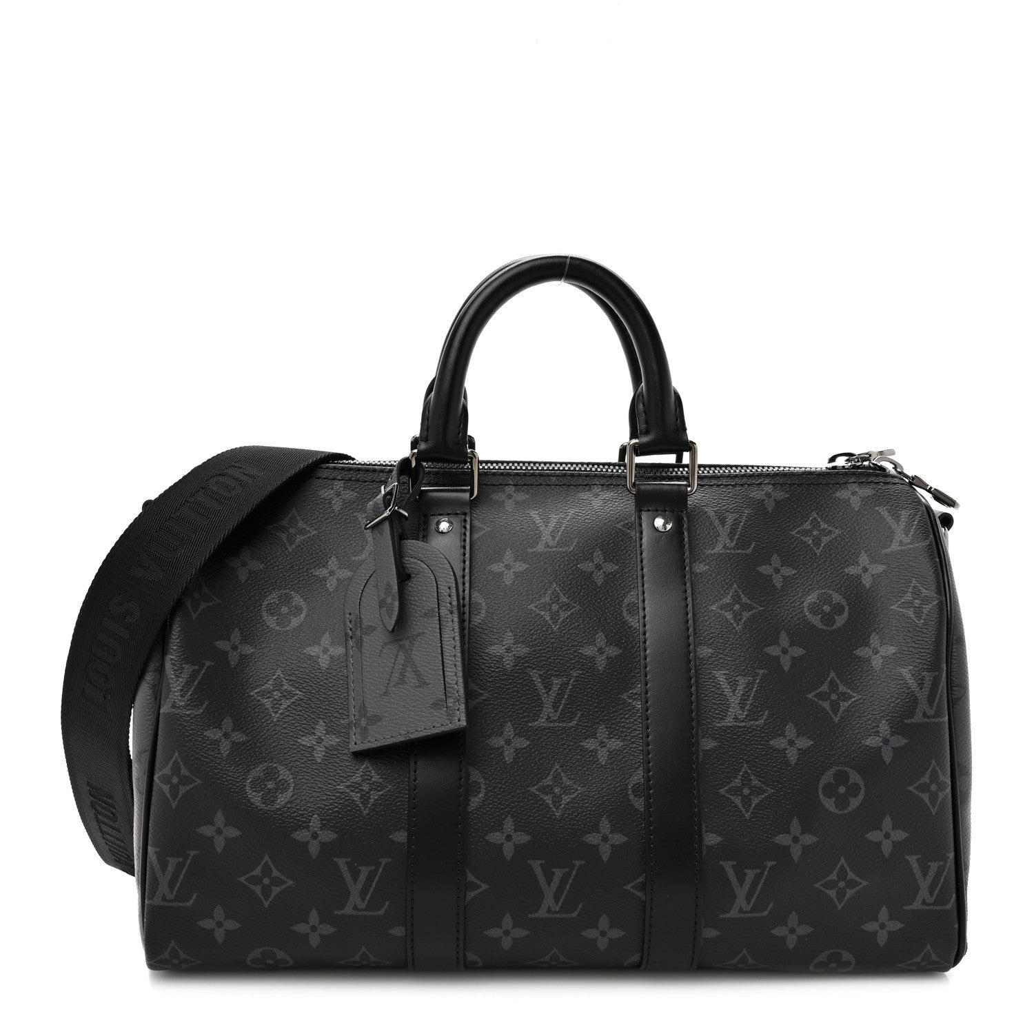 Louis Vuitton Monogram Eclipse Reverse Keepall Bandouliere 35