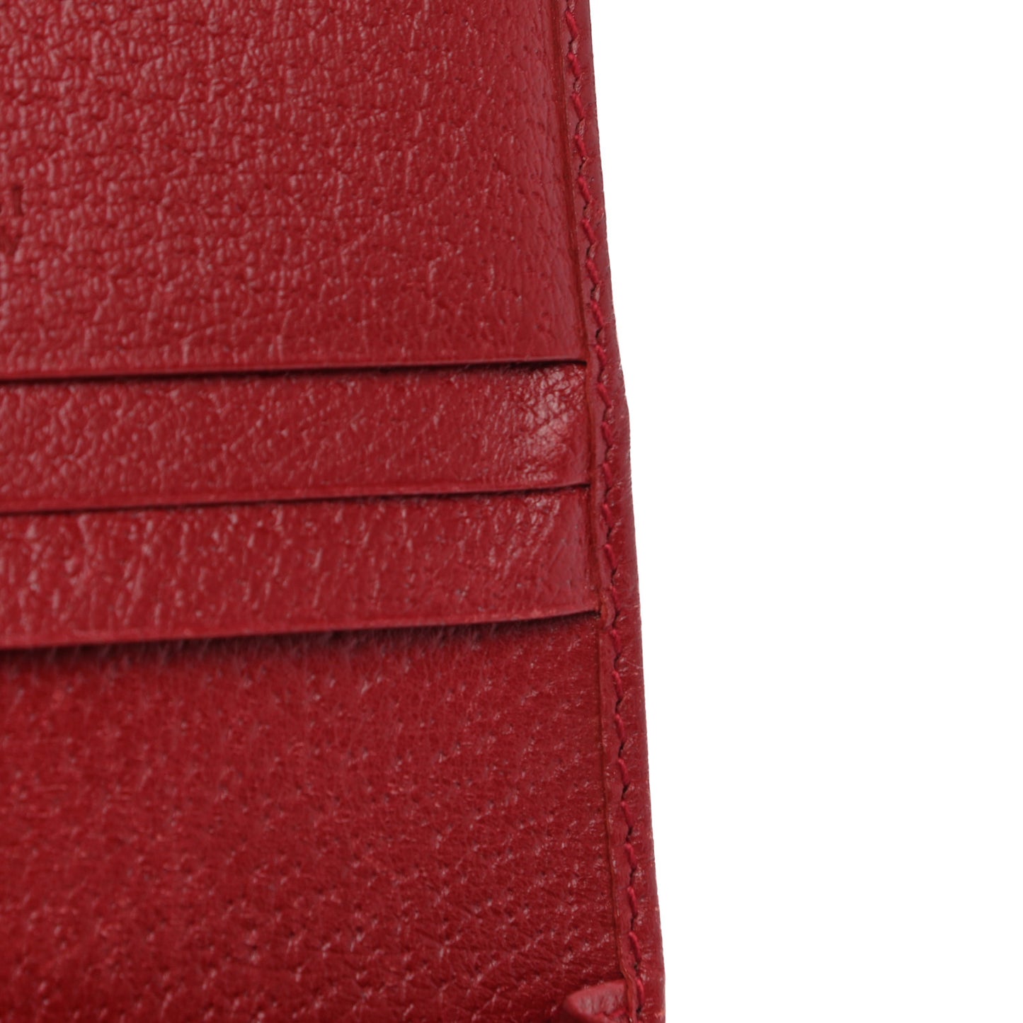 GG Supreme Monogram Tian Card Case Beige Multicolor Red