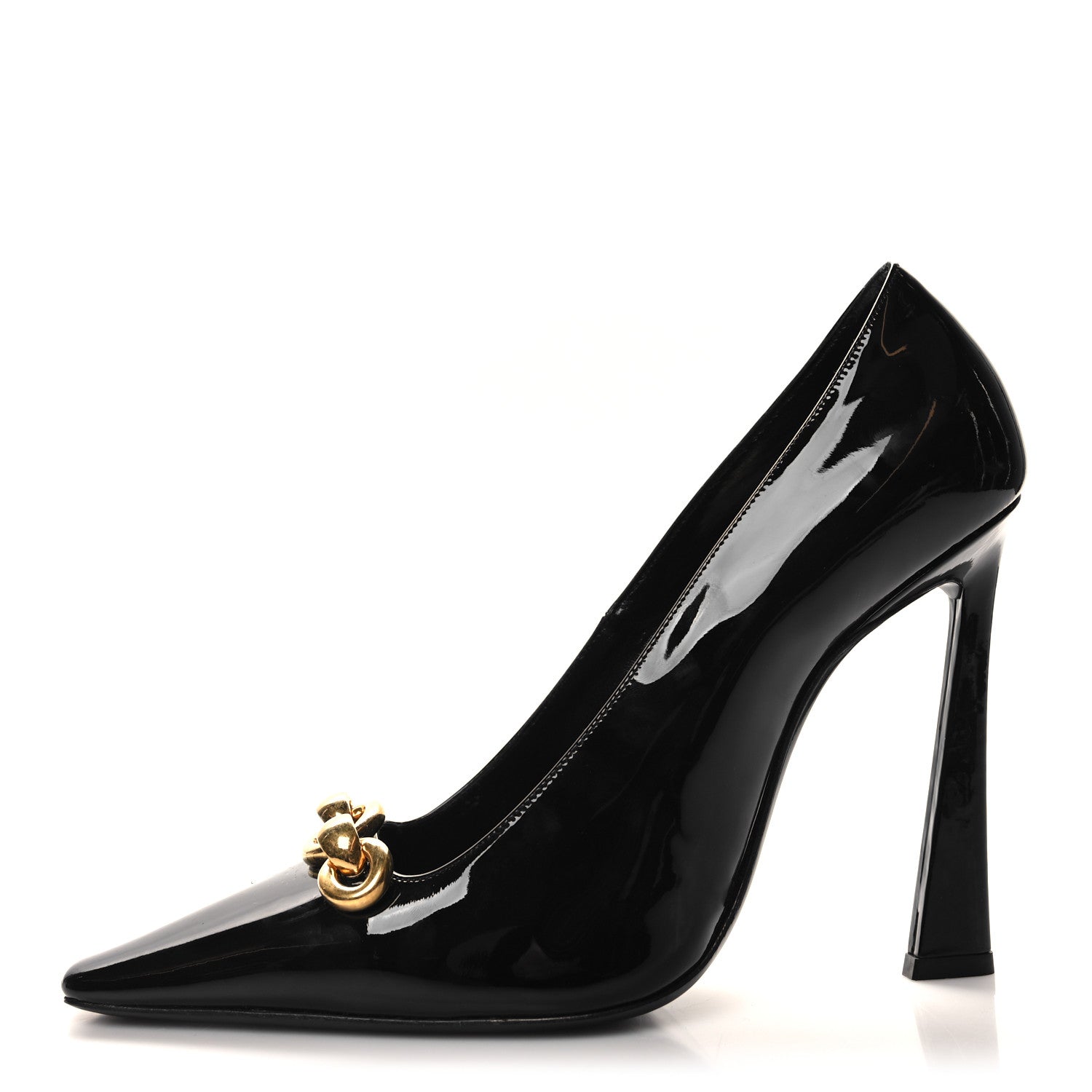 Saint Laurent Patent Silvana 110mm Pumps 40 Black 1 of 9