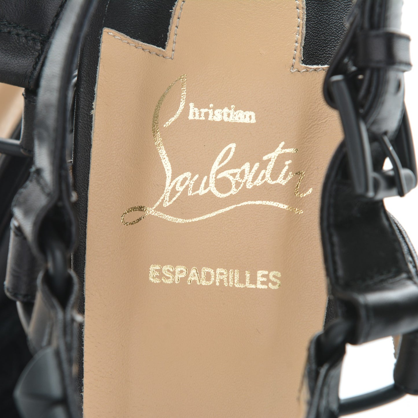 Calfskin Rope Cataclou 140 Wedge Sandals 39 Black