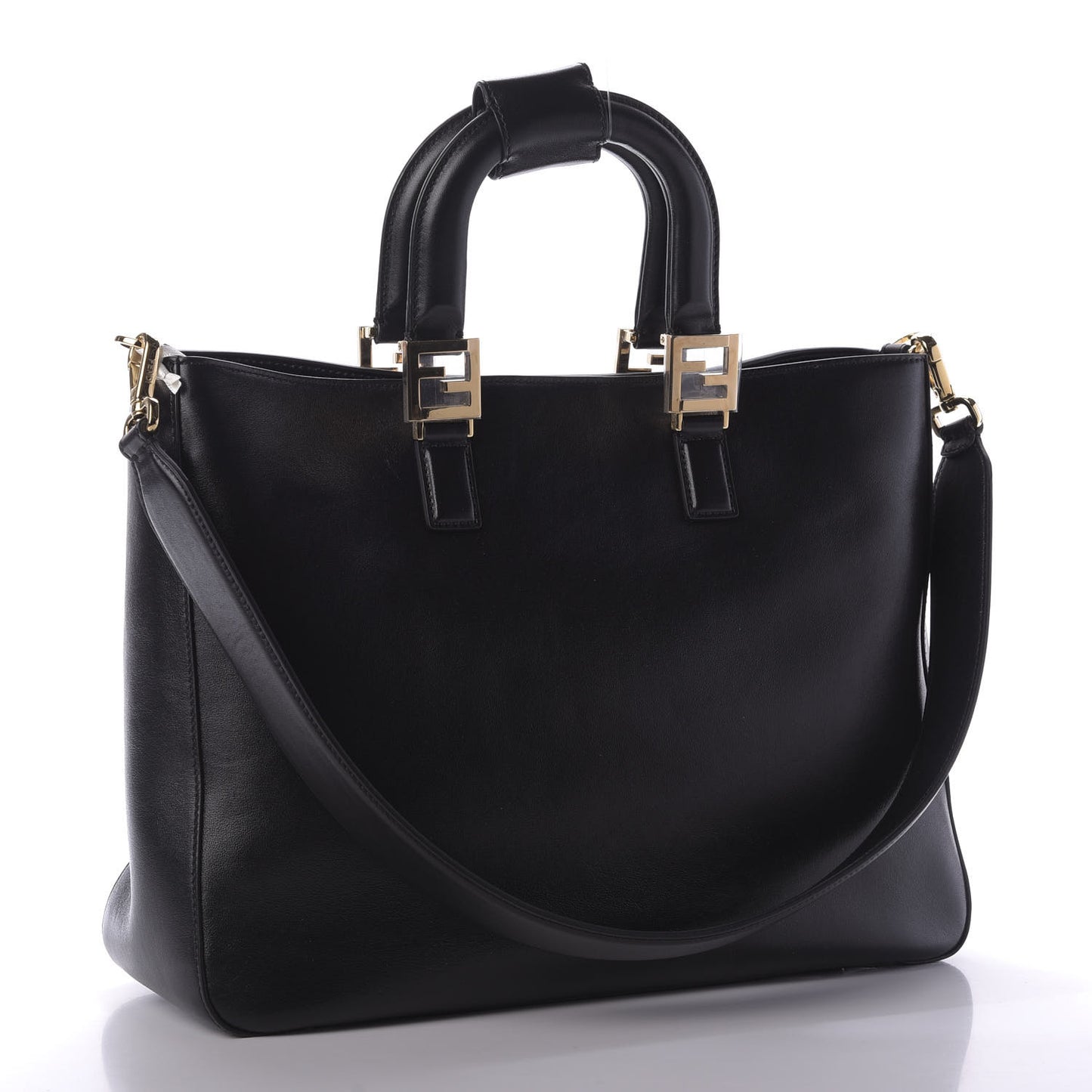 Vitello Glacier Medium FF Tote Black
