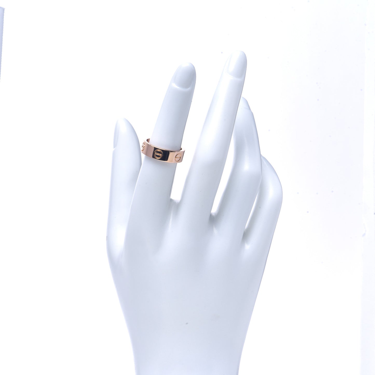 18K Pink Gold 5.5mm LOVE Ring 52 6