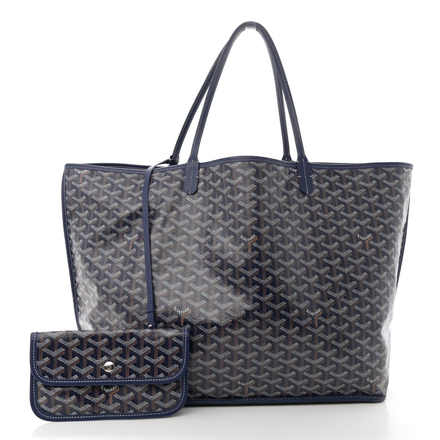 Goyardine Reversible Anjou GM Navy