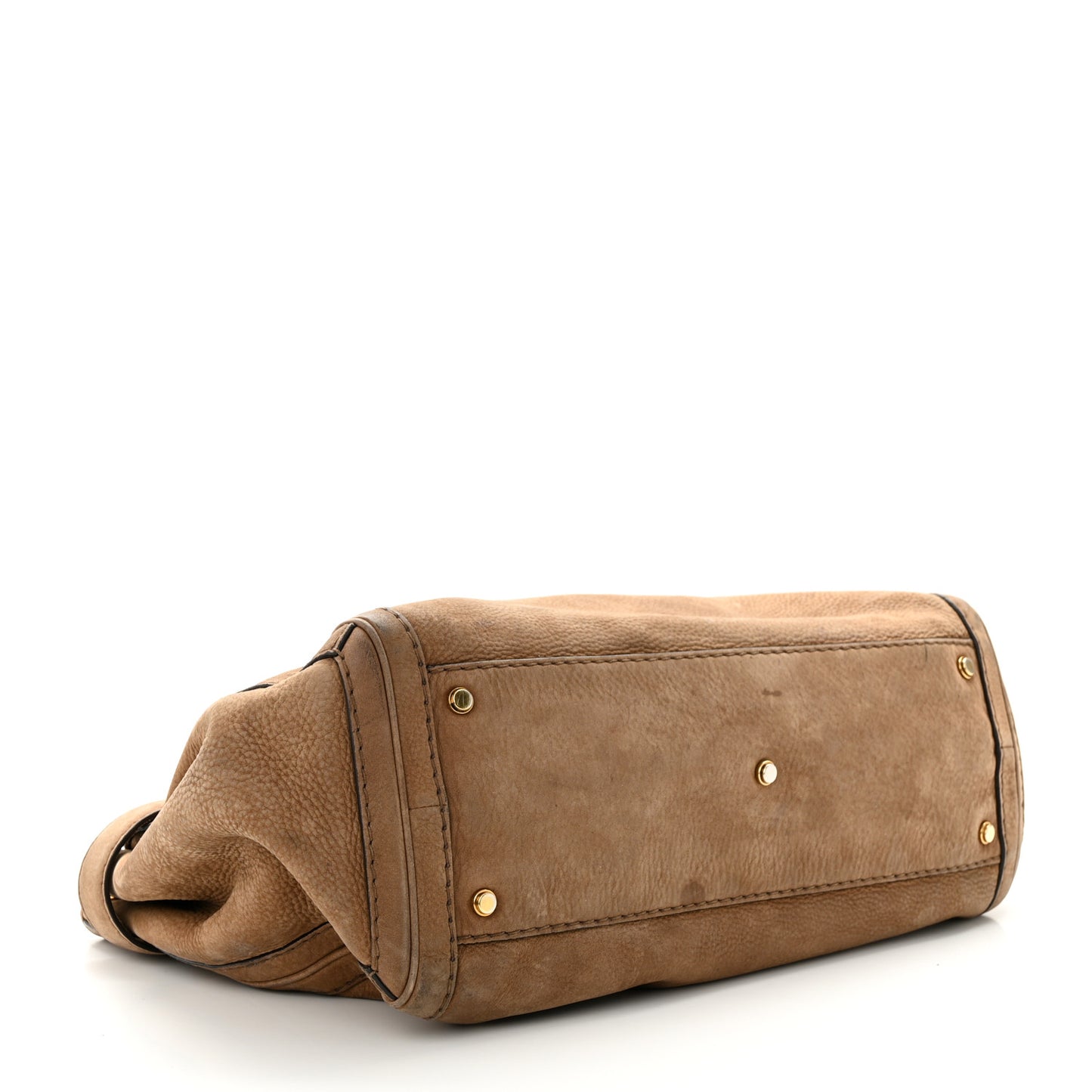 Suede Medium GG Running Tote Brown