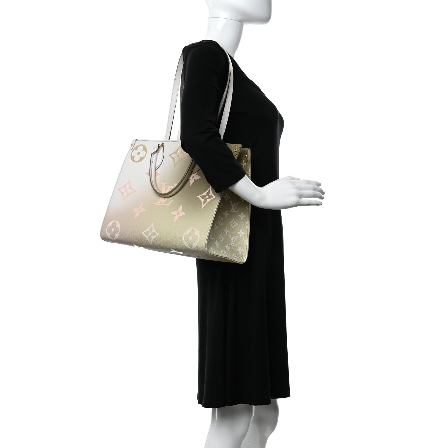 Louis Vuitton Monogram Giant Spring In The City OnTheGo MM Sunset Kaki 2 of 4