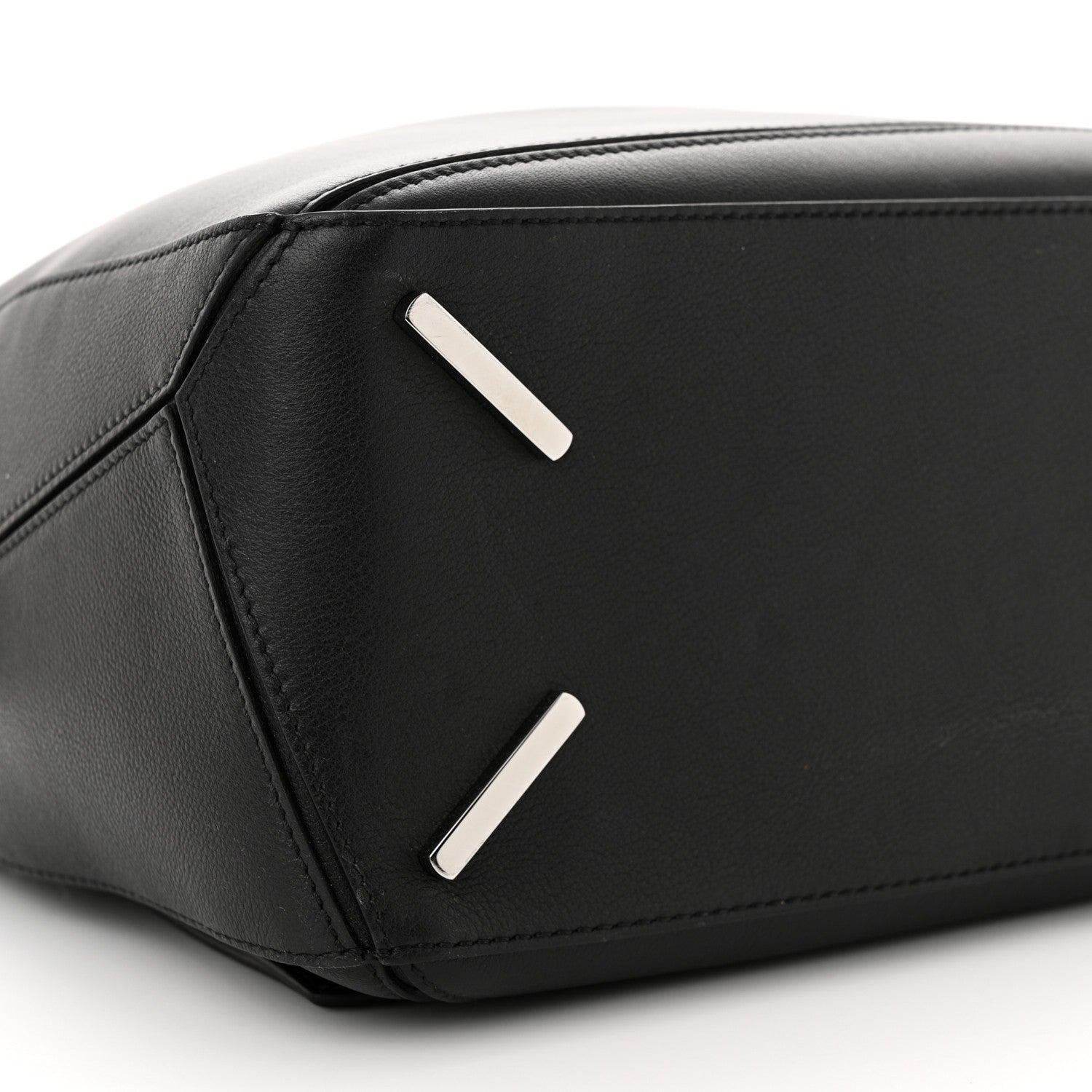 Loewe Calfskin Medium Puzzle Bag Black 8 of 9