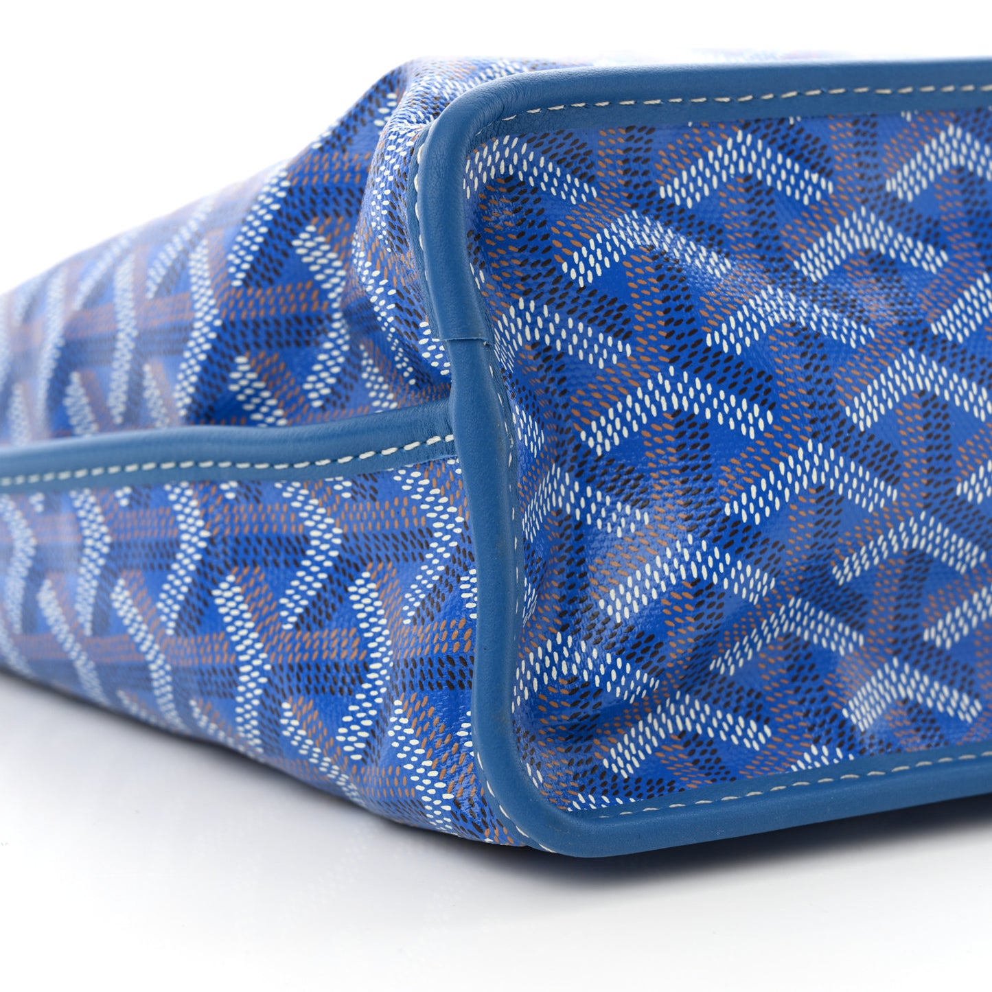 Goyardine Reversible Mini Anjou Sky Blue