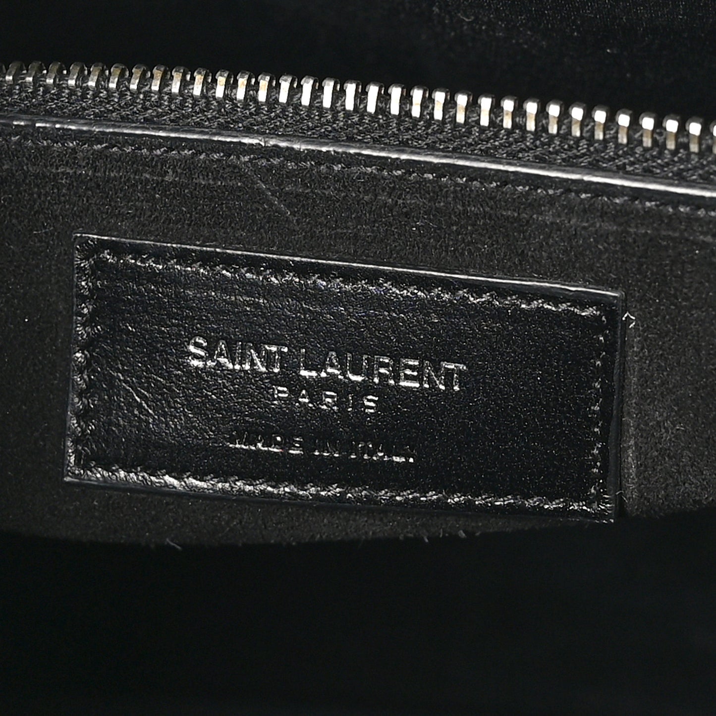 Calfskin Crocodile Embossed Small Sac de Jour Black