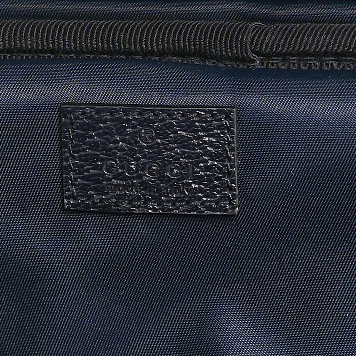 GG Supreme Monogram Textured Dollar Calfskin Web Large Savoy Trolley Suitcase Beige Blue