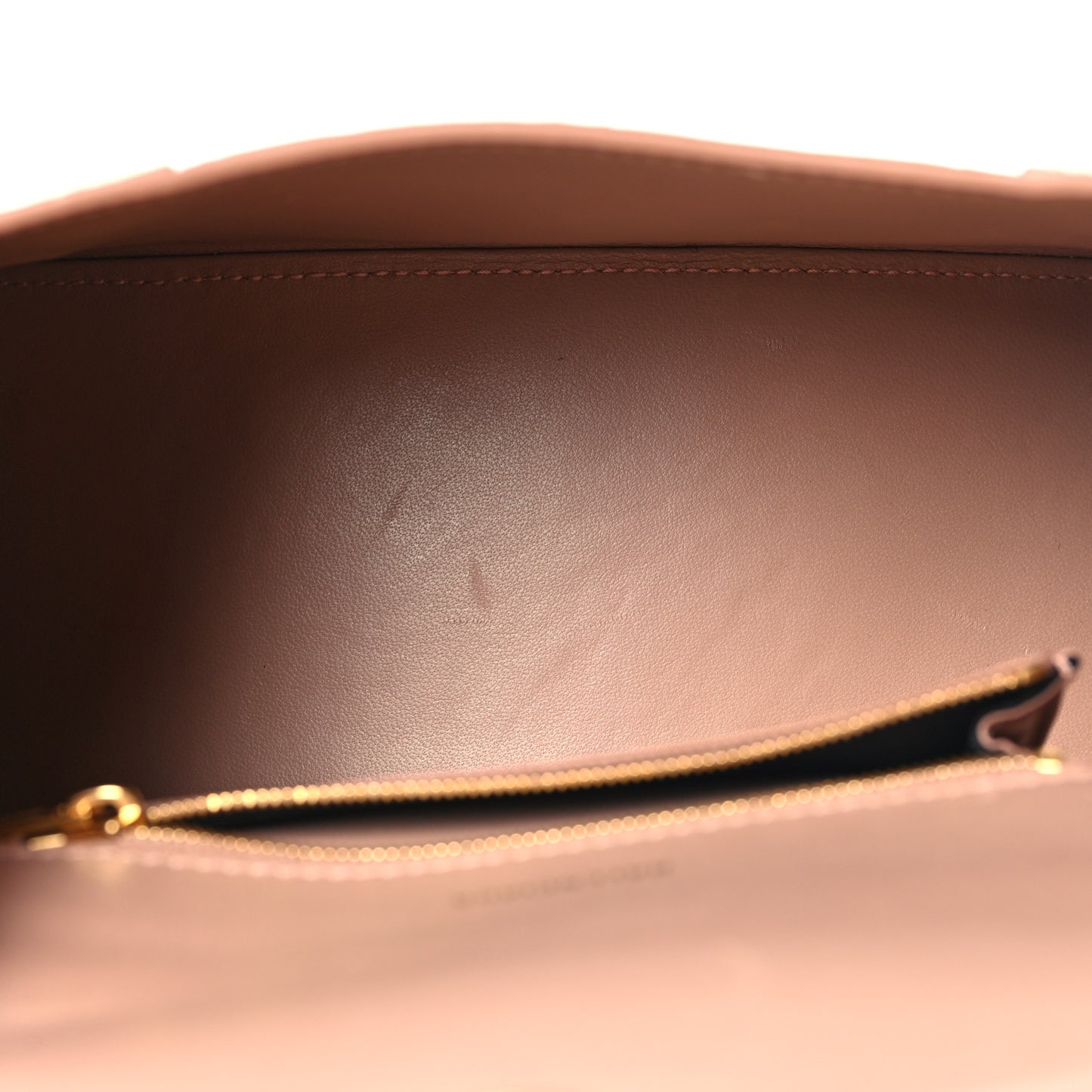 Shiny Calfskin Crocodile Embossed Small Hourglass Top Handle Bag Nude Beige