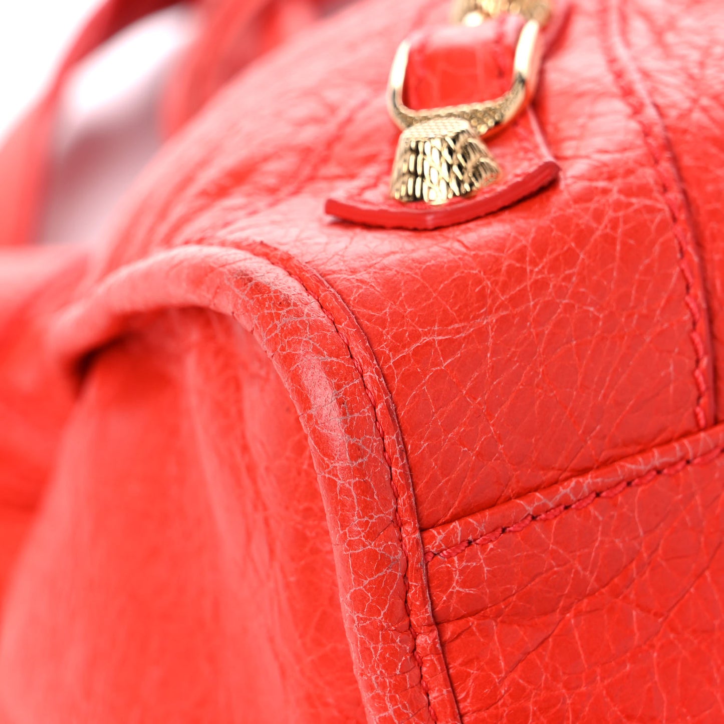 Agneau Giant 12 Gold Hardware City Rose Corail