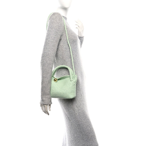 Calfskin Intreccio Mini Tosca Sage