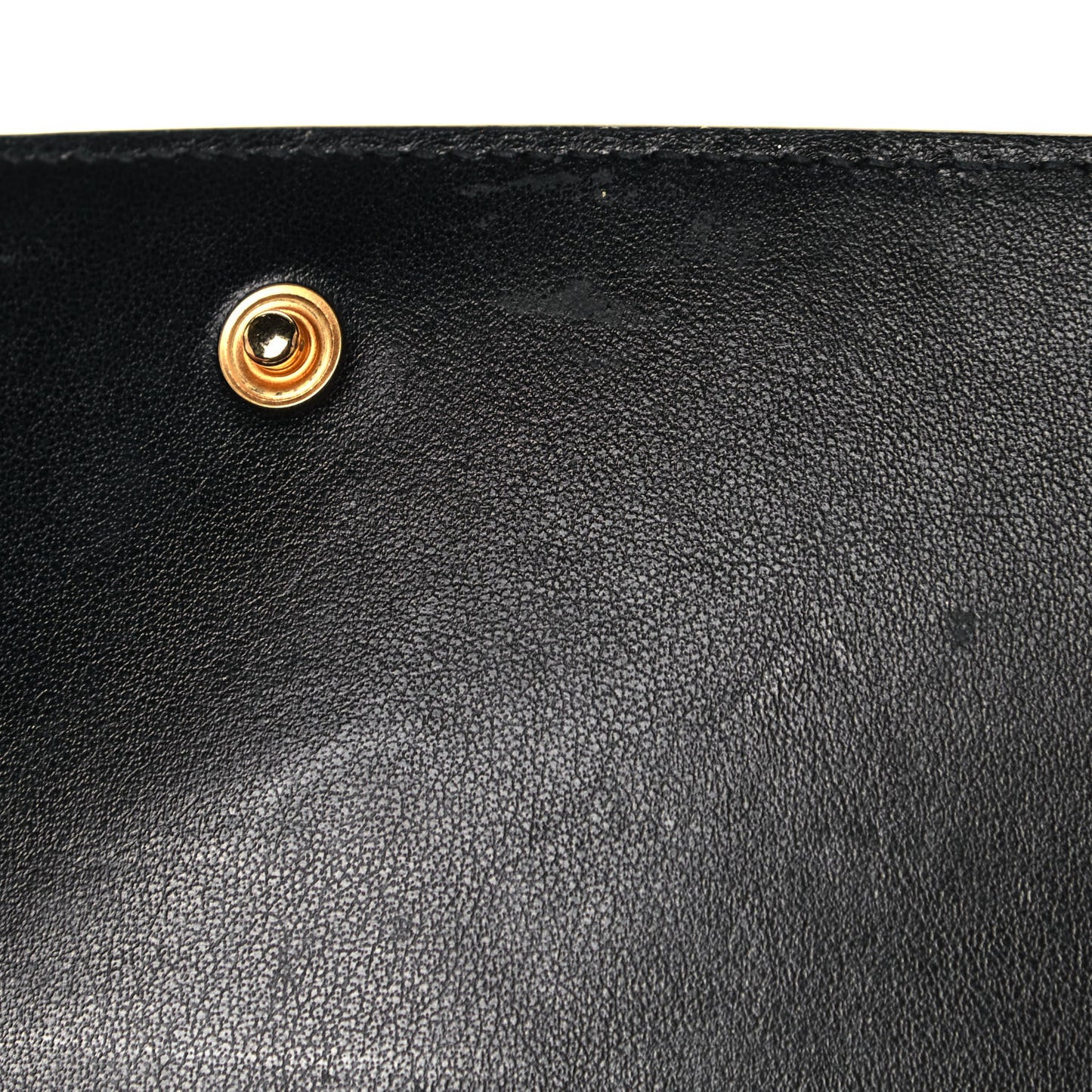 Crocodile Embossed Monogram Phone Holder Crossbody Black