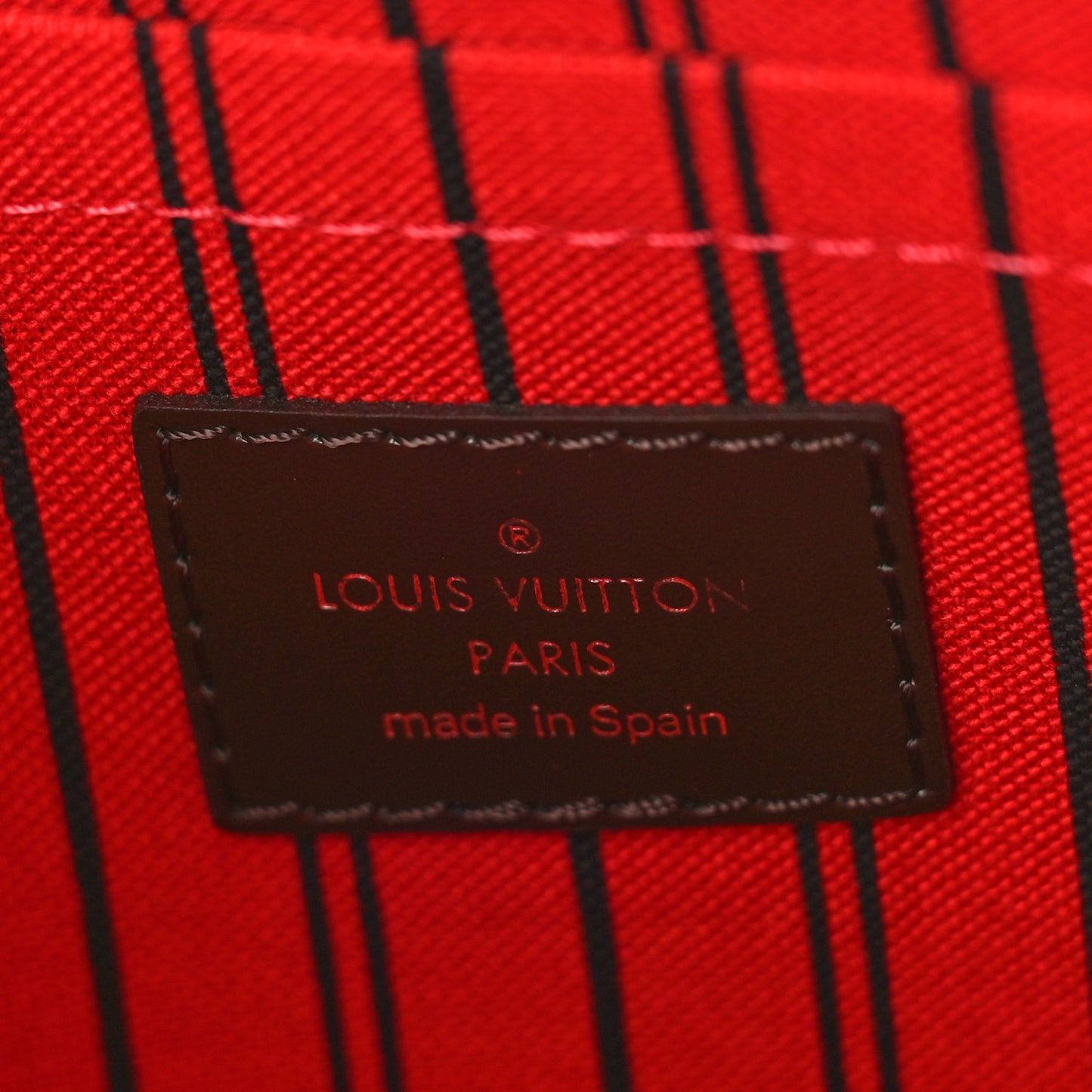 Damier Ebene Neverfull MM GM Pochette