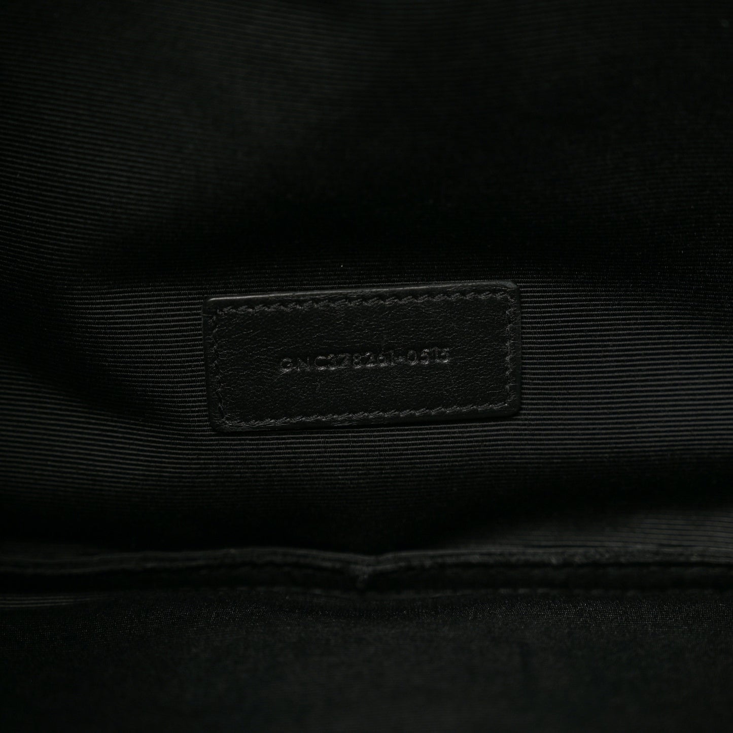 Calfskin Crocodile Embossed Document Holder Black