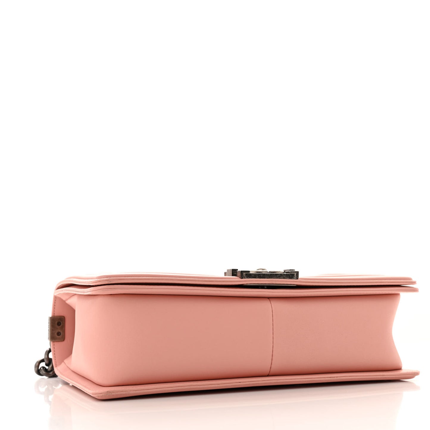 Lambskin Quilted New Medium Boy Flap Light Pink