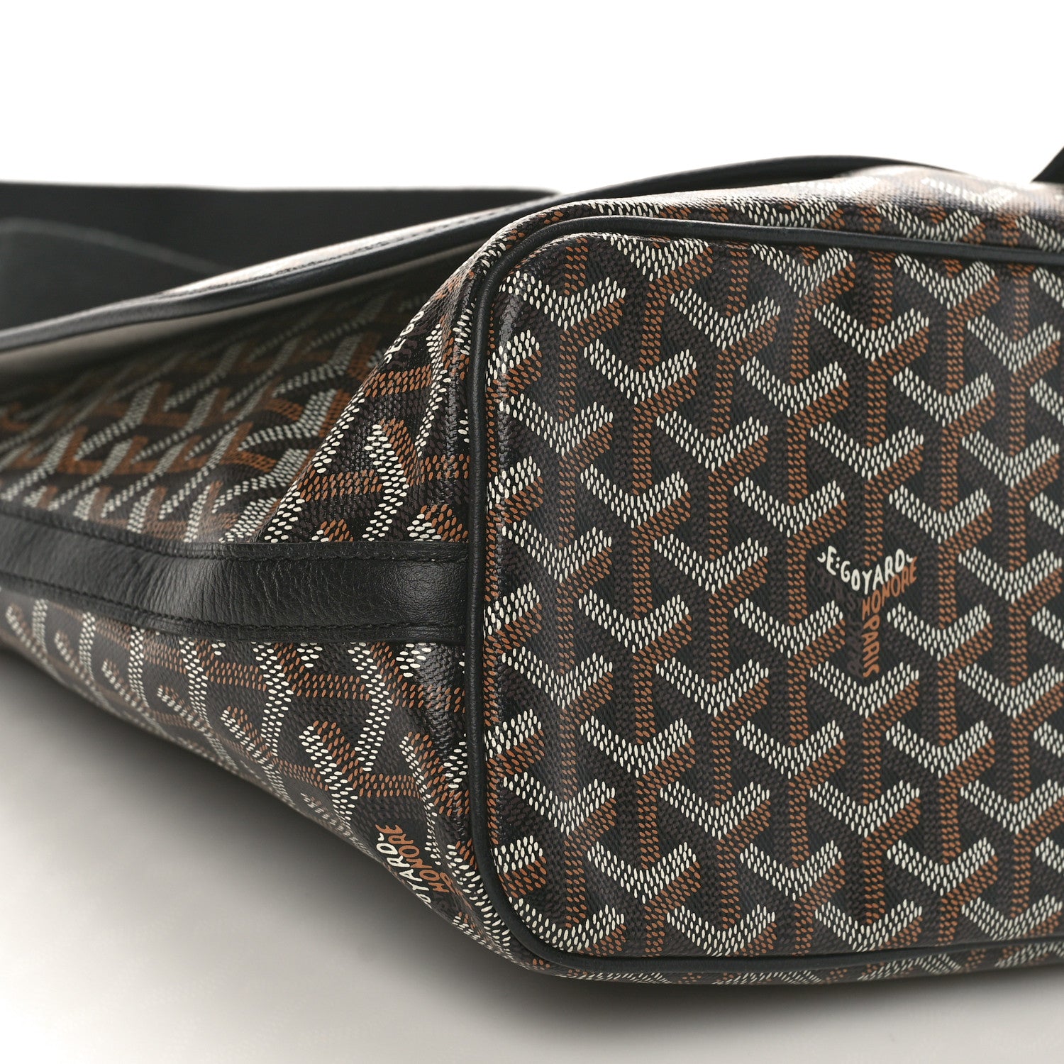 Goyard Goyardine Capetien Messenger Bag Black 7 of 8