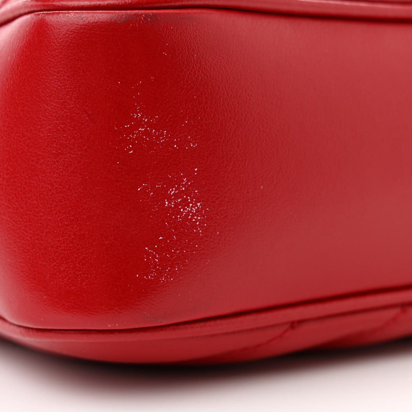 Calfskin Matelasse Monogram Lou Camera Bag Red