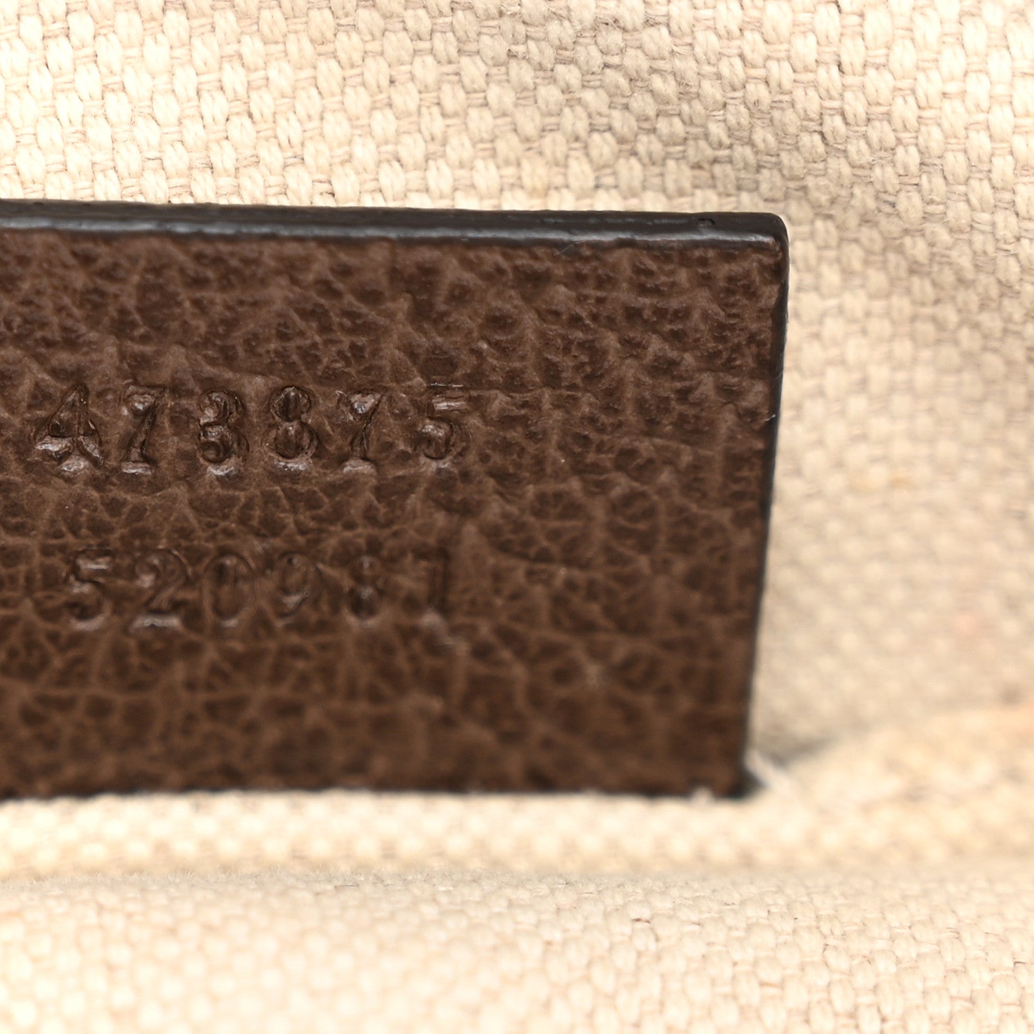 Gucci GG Supreme Monogram Neo Vintage Drawstring Bucket Backpack Beige New Acero Crop 7 of 11